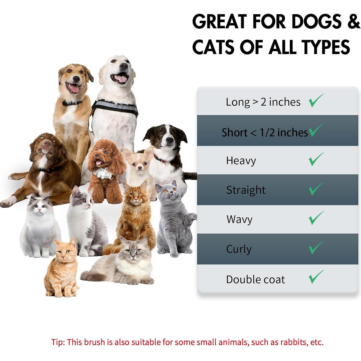 Cepillo Autolimpiante para Mascotas Joy-Pet, Negro, 19cm