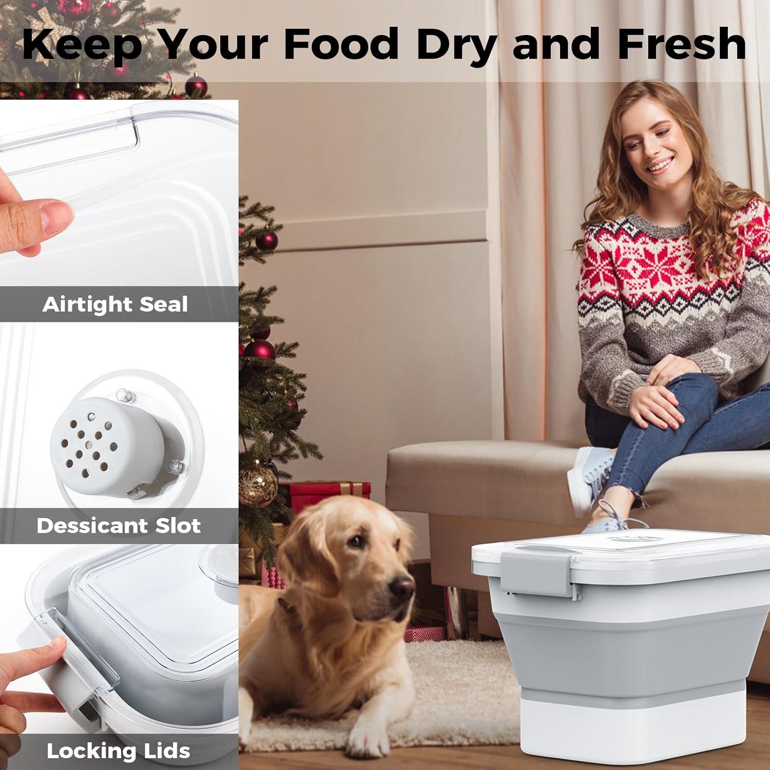 Contenedor de Almacenamiento Plegable DDMOMMY 9L para Comida de Perros