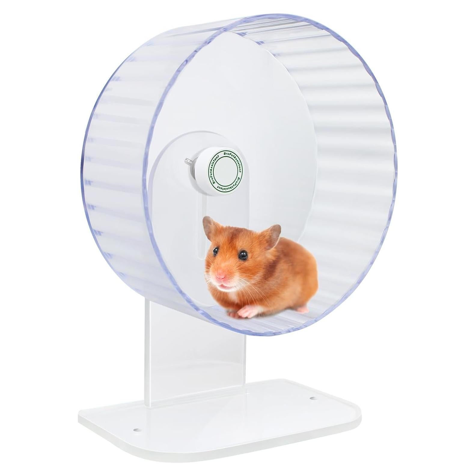 Rueda para Hámster Silenciosa BroPetAssistant 26 cm Ajustable