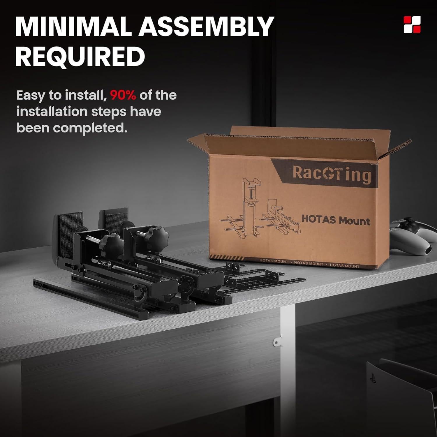 Soporte Hotas RACGTING para Logitech X56/X52 Pro - Ajustable