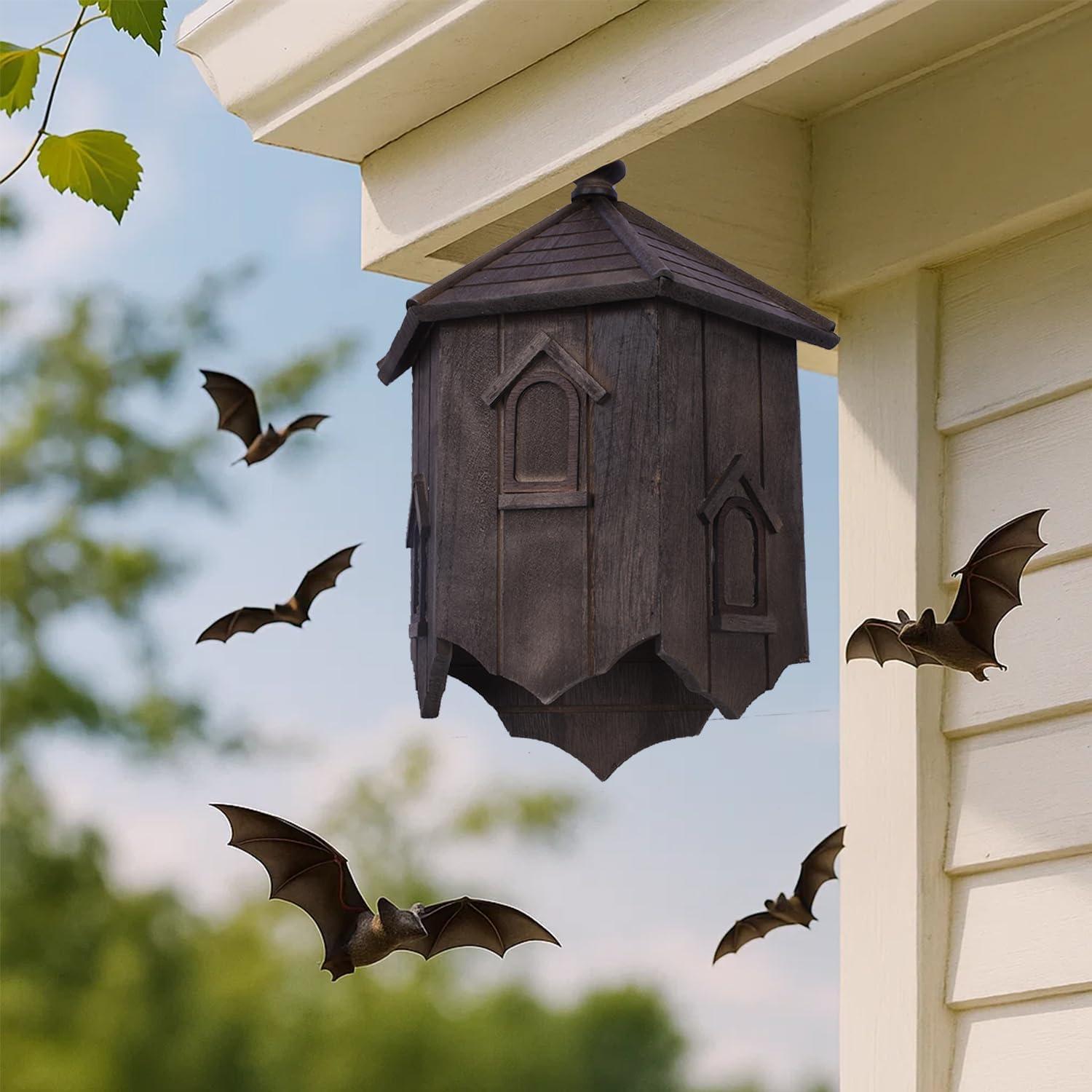 Casa para Murciélagos Ecológica Yiduomile - Refugio de Cedro 36cm