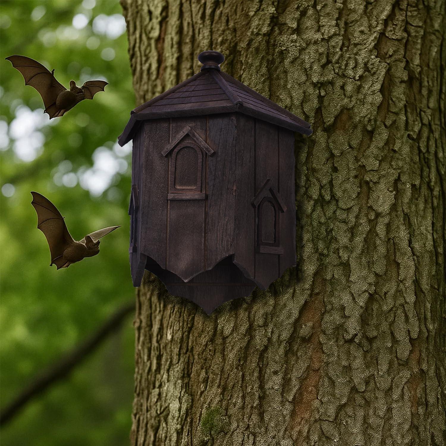 Casa para Murciélagos Ecológica Yiduomile - Refugio de Cedro 36cm