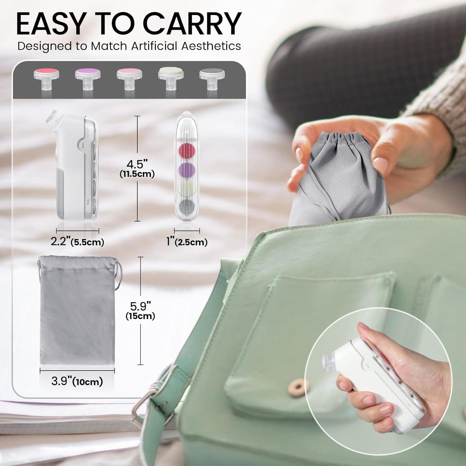 Lima de Uñas Eléctrica IvyWind 5 en 1 para Bebés y Adultos