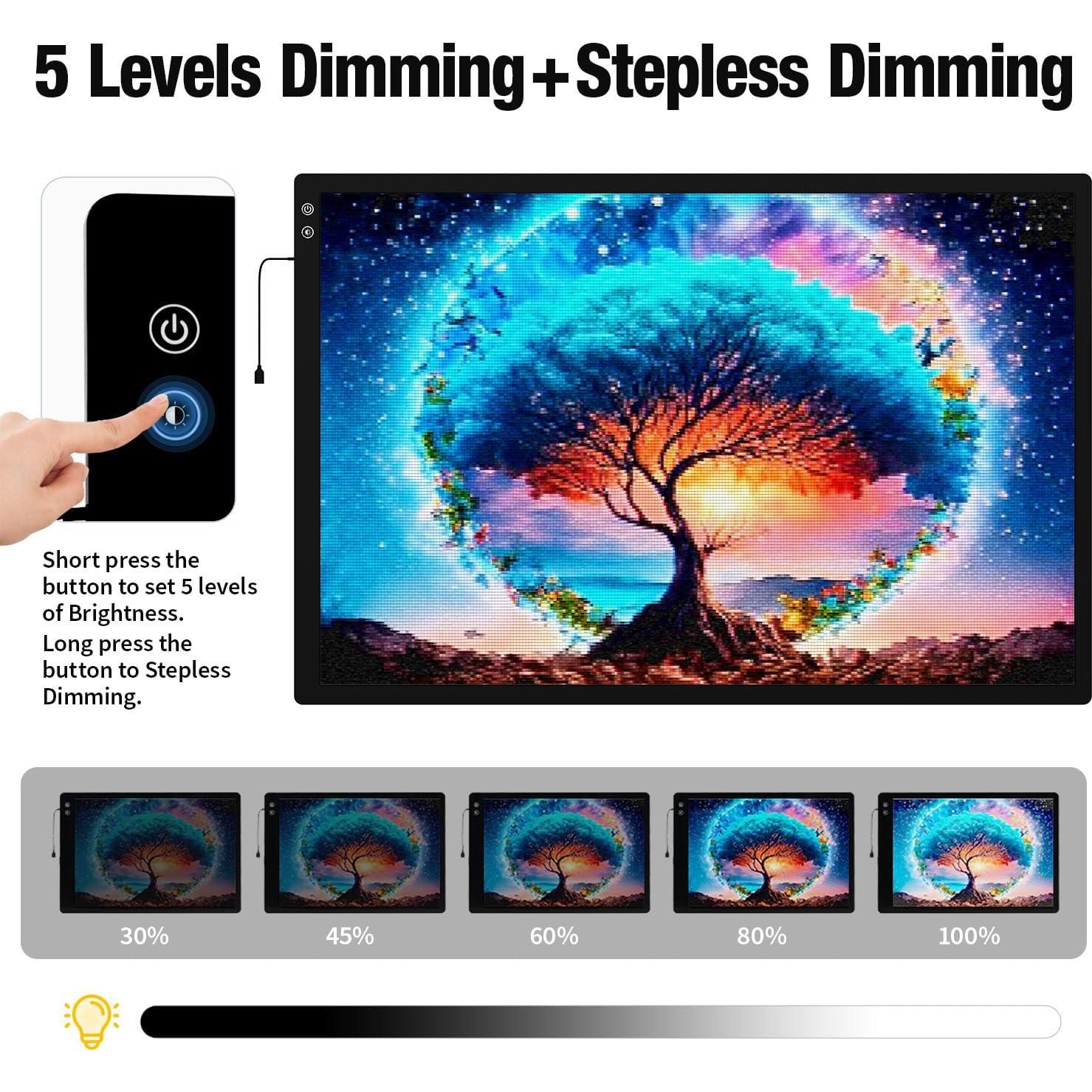 Panel de Luz LED Recargable Zocelight A1 90x60cm 6000mAh