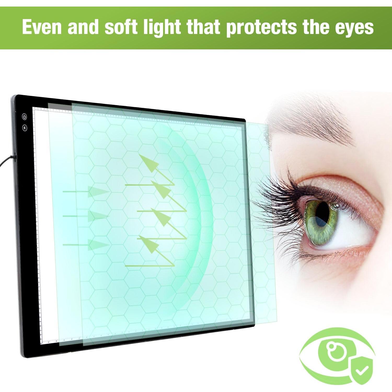 Panel de Luz LED Recargable Zocelight A1 90x60cm 6000mAh