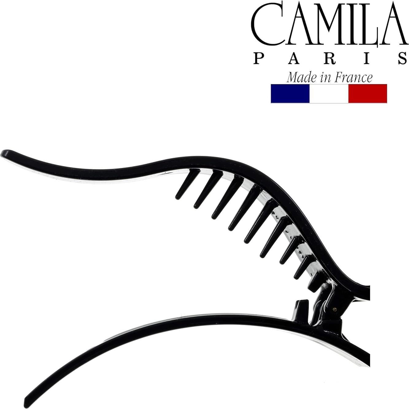 Clip de Pelo Francés Camila Paris CP922B Negro 9.5 cm