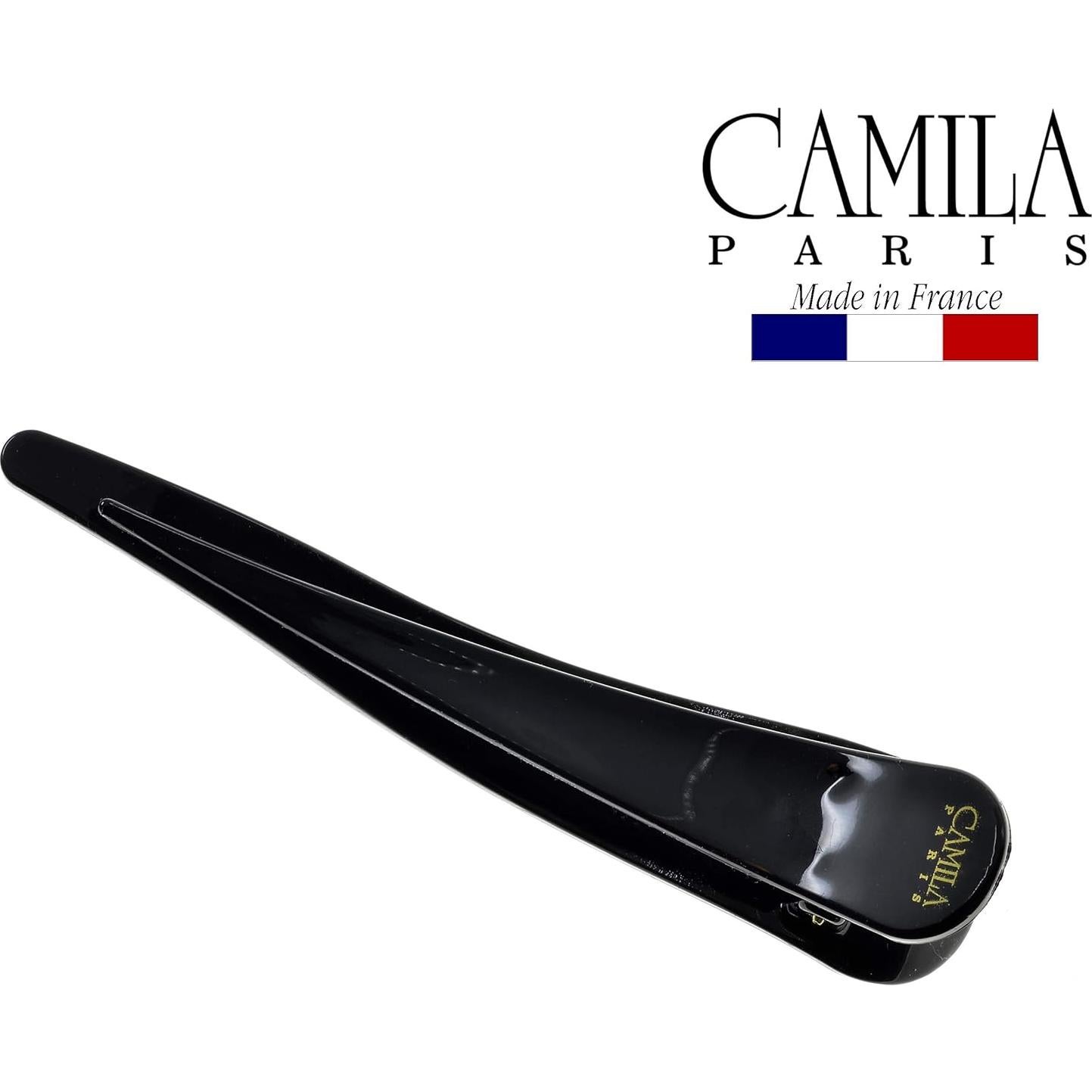 Clip de Pelo Francés Camila Paris CP922B Negro 9.5 cm