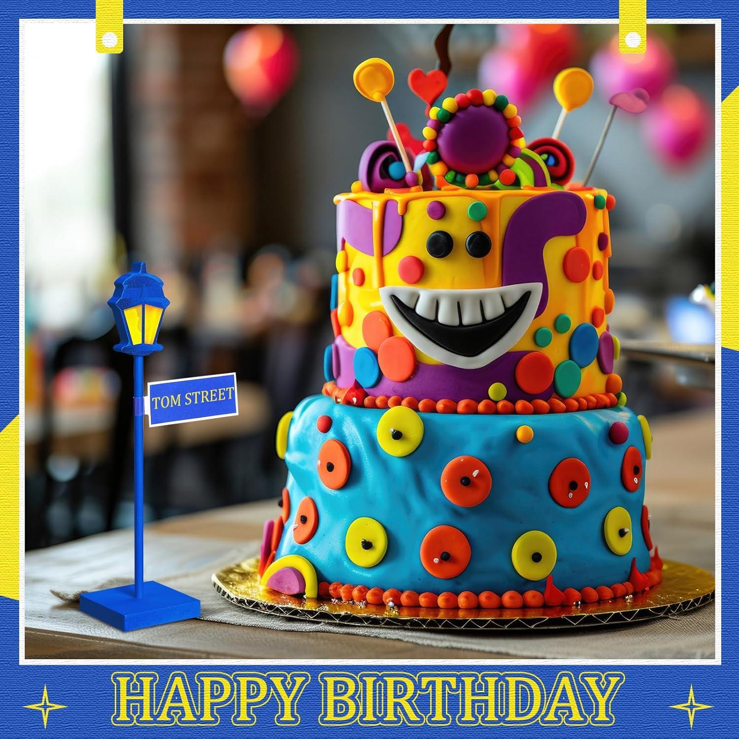 6 Pcs Lámpara Poste Decorativa Colingmill con Etiquetas Azul