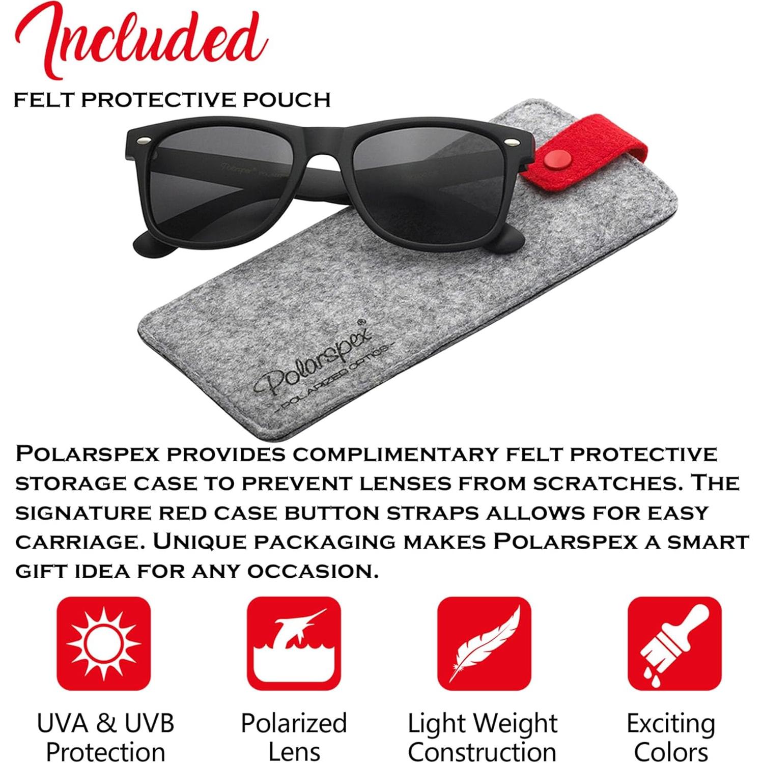 Gafas de Sol PolarSpex para Hombres - Polarizadas UV 100%