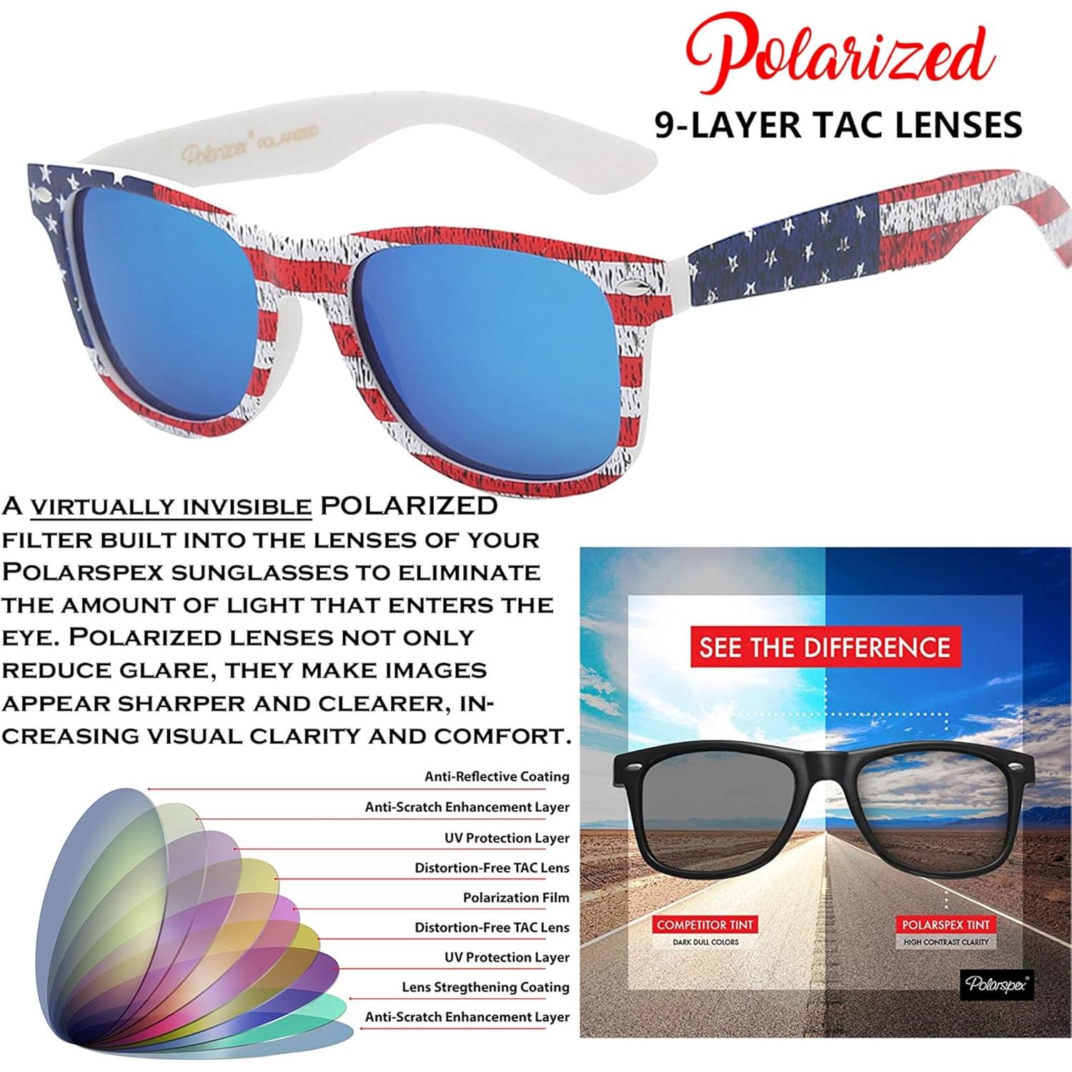 Gafas de Sol PolarSpex para Hombres - Polarizadas UV 100%