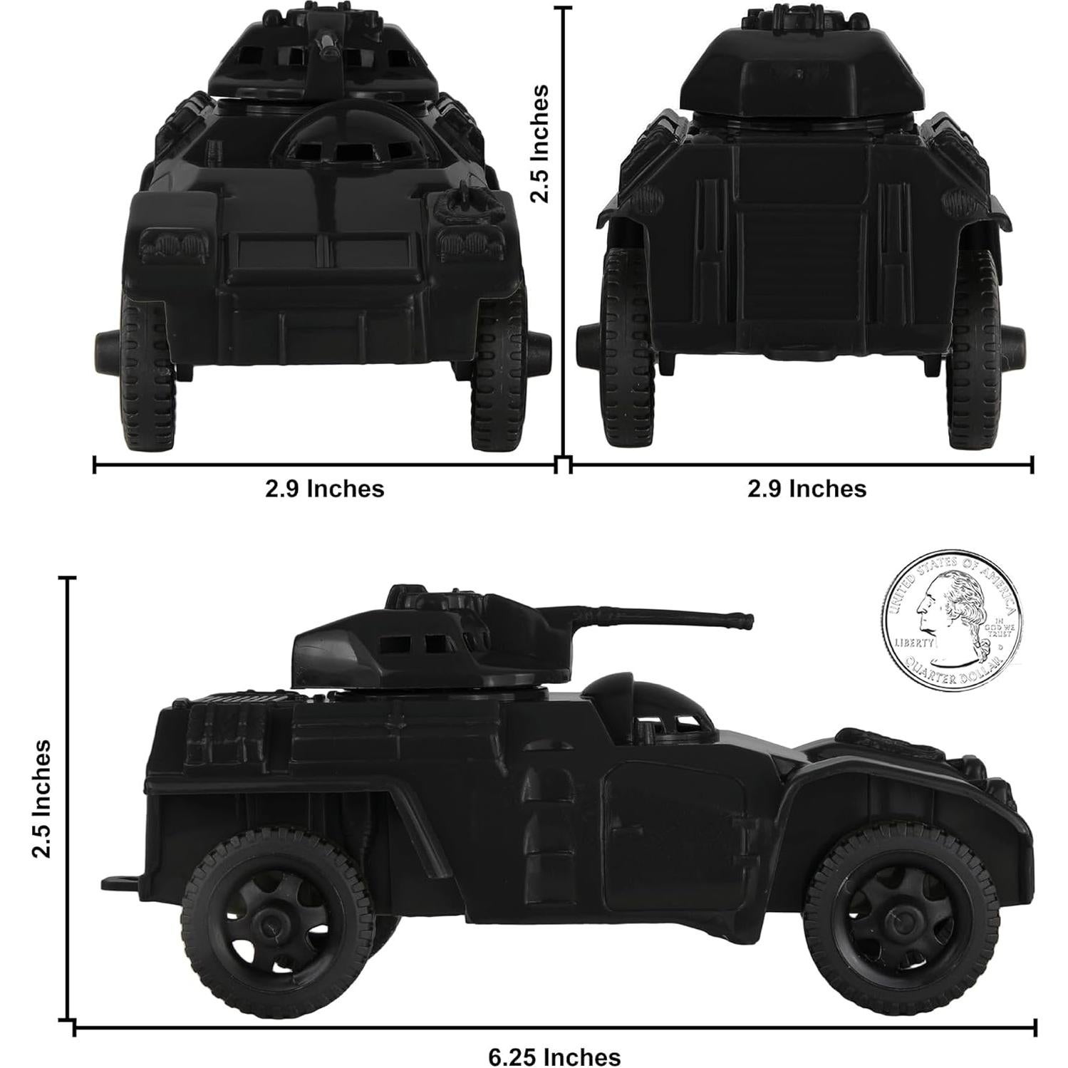 Vehículos Blindados TimMee Toy - Set de 2 Autos 15.88 cm