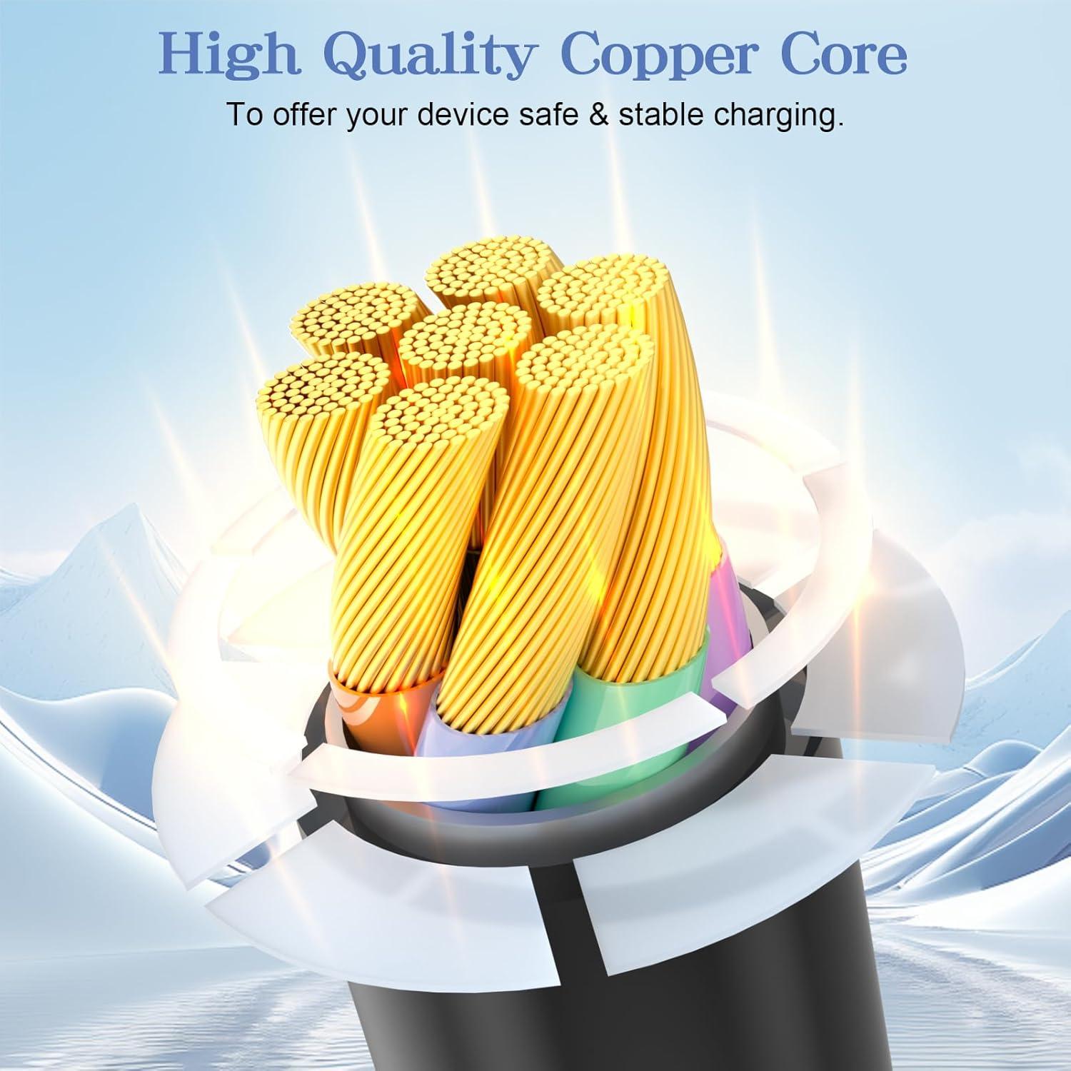 Cable Carplay USB A a Tipo C FOXSEA 0.91m Negro para iPhone 16/15