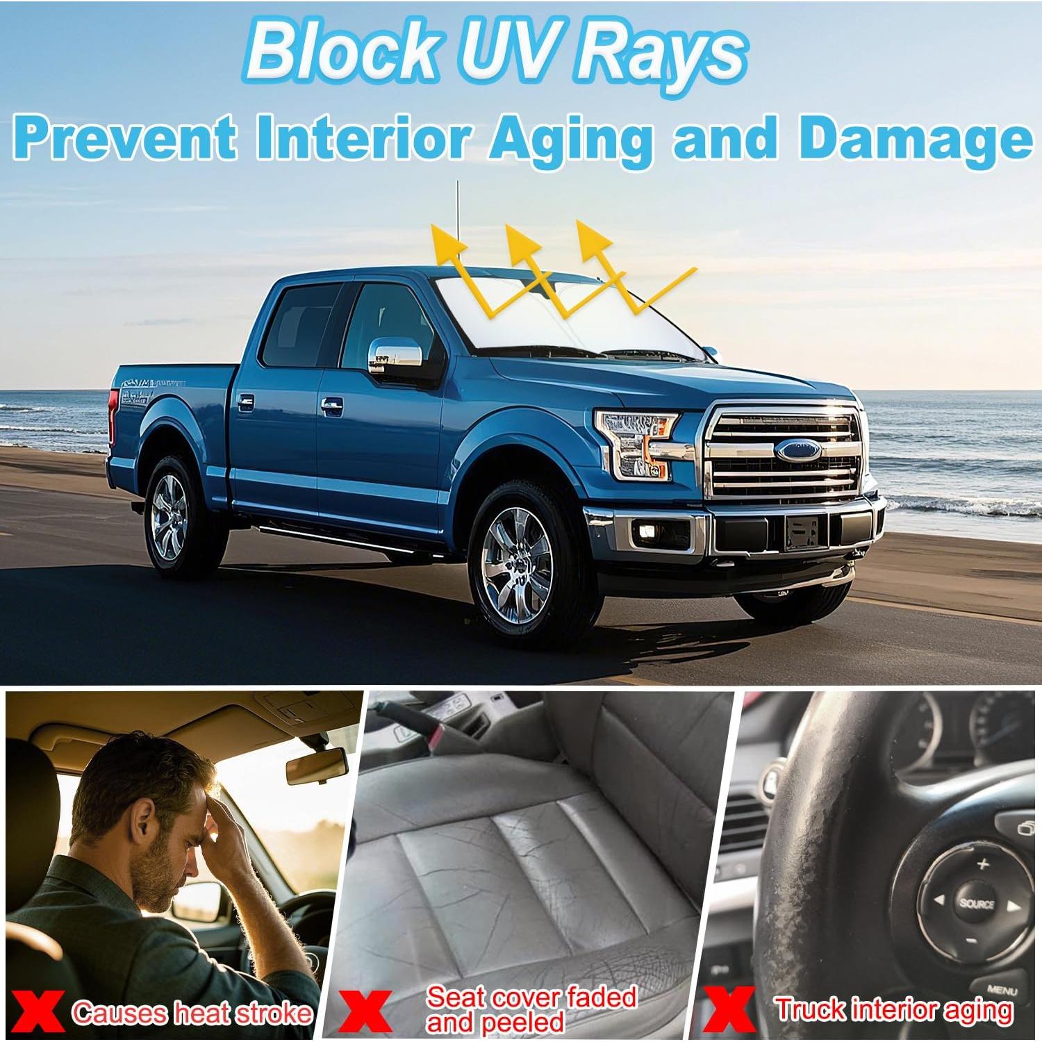 Protector Solar PIMCAR para Parabrisas Ford F-150 2015-2020