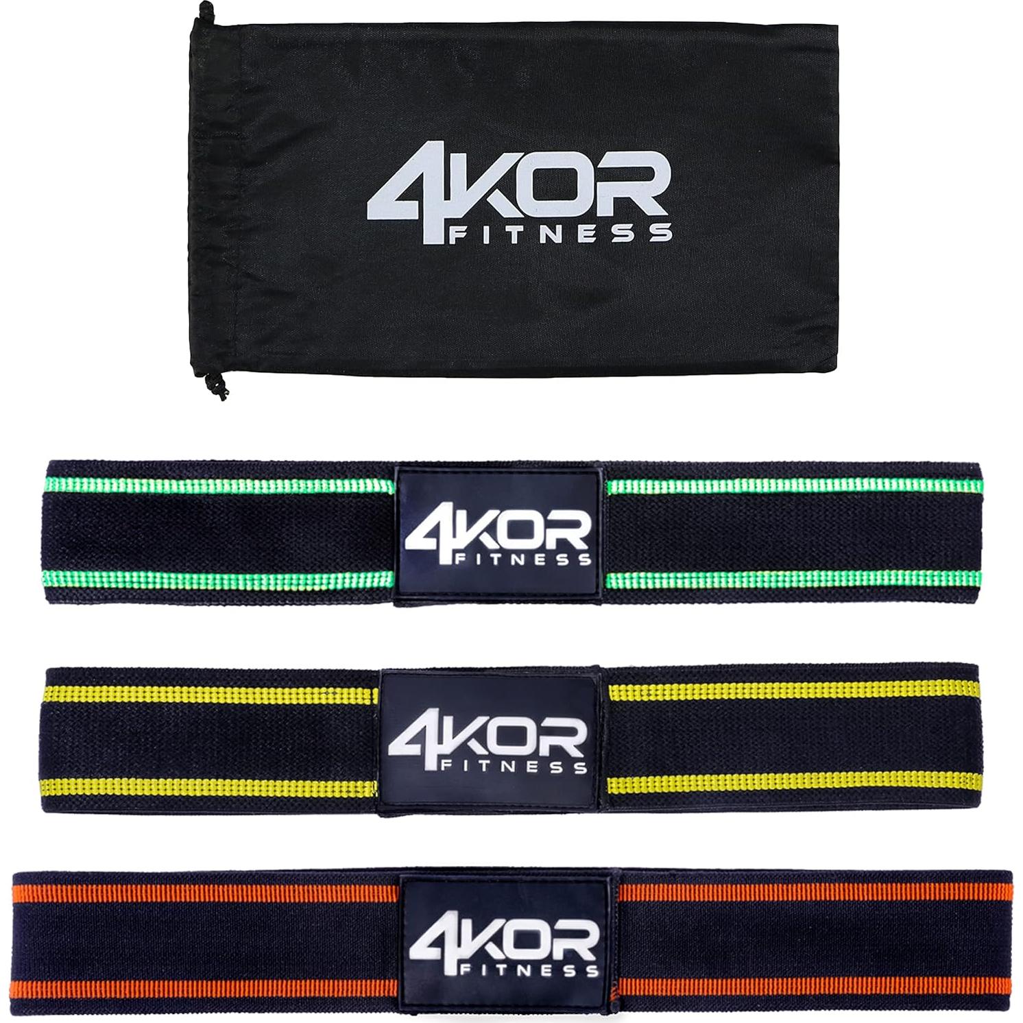 Conjunto de Bandas de Resistencia 4KOR Fitness - 3 Niveles