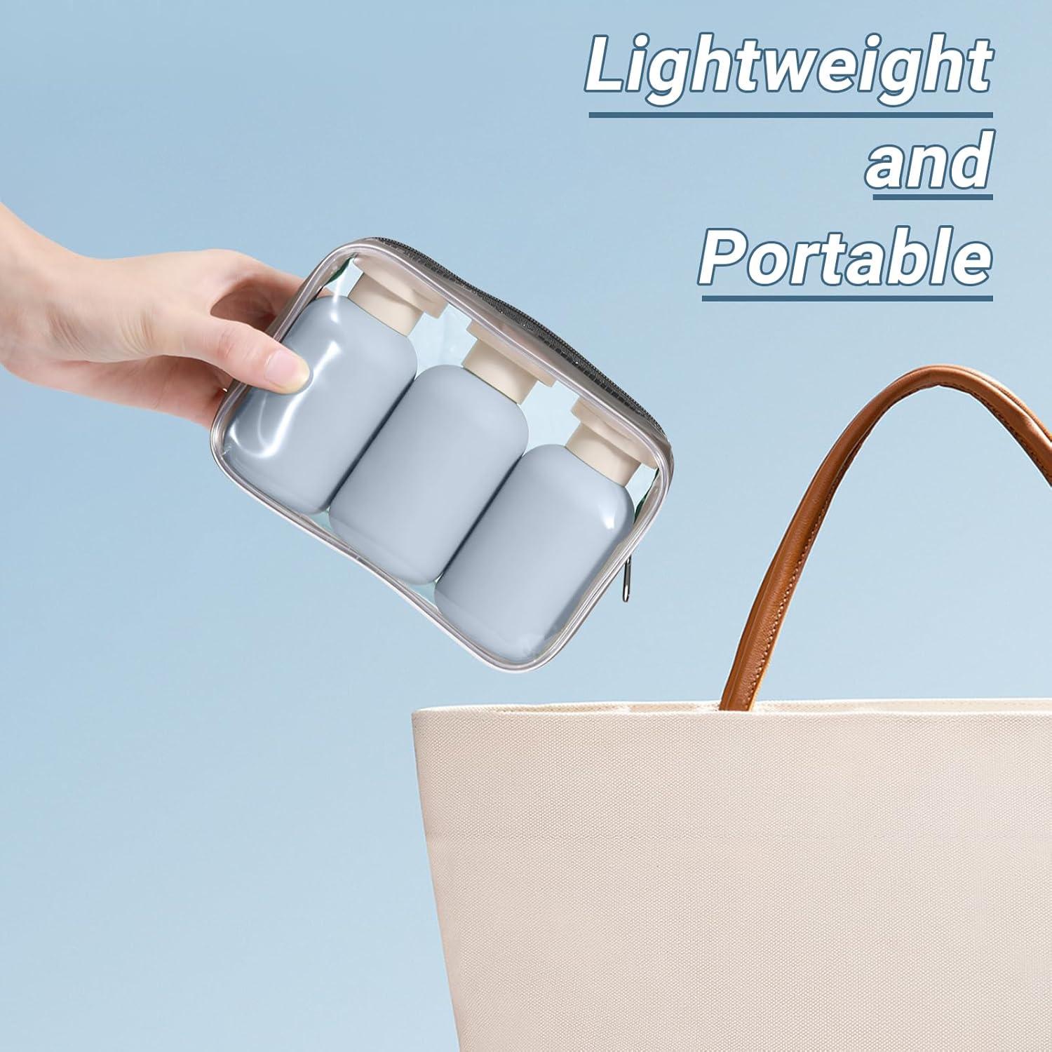 Botellas de Plástico ASEVAT 100 ml Recargables 3 Pcs