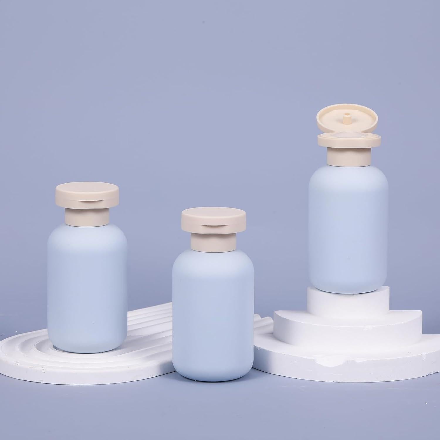 Botellas de Plástico ASEVAT 100 ml Recargables 3 Pcs