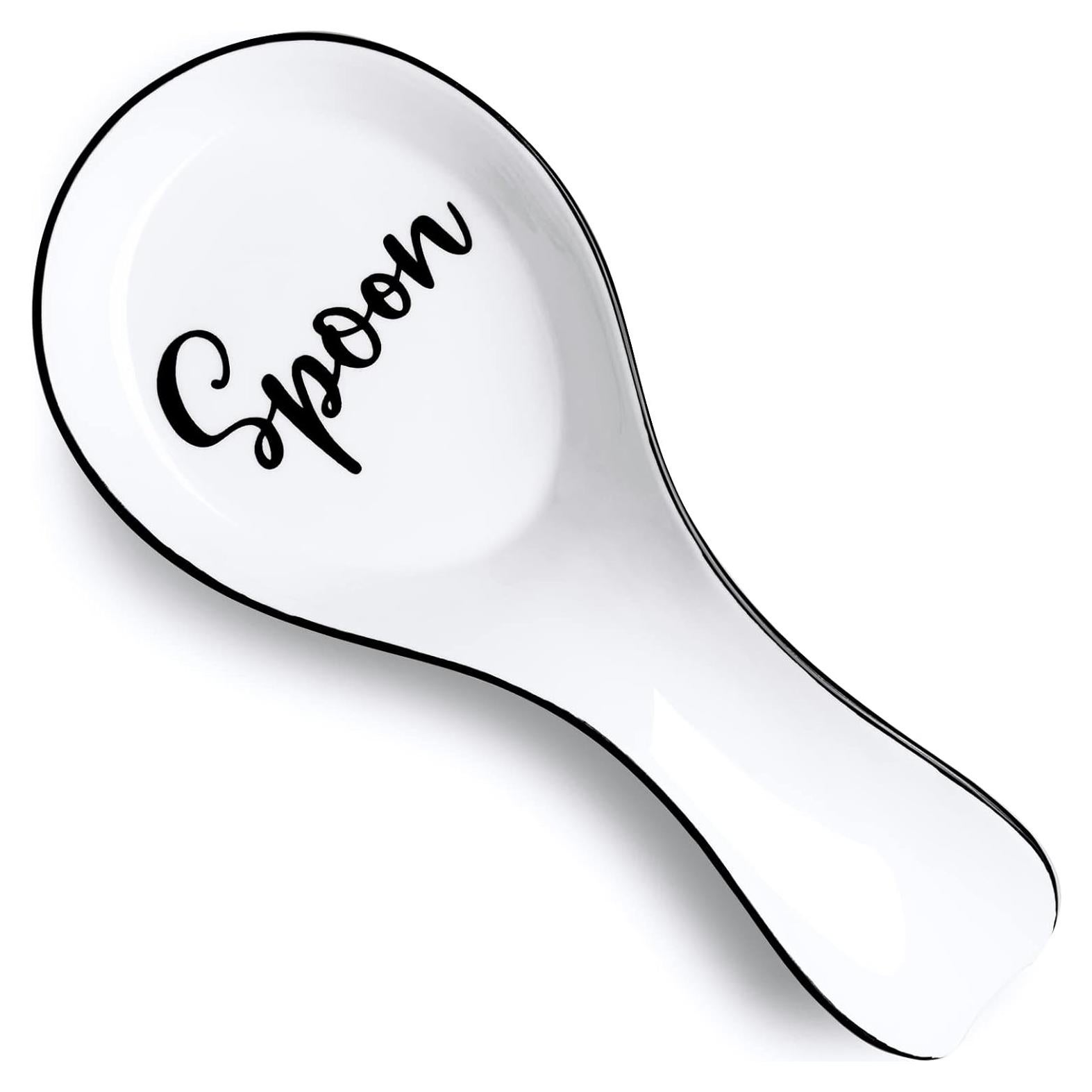 Soporte de Cuchara de Cerámica DAYYET Blanco 23.5x10.4 cm