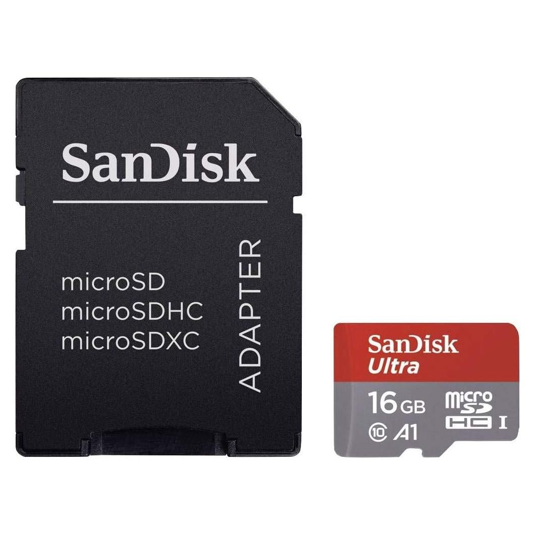 SanDisk 16GB Ultra microSDHC UHS-I Tarjeta de Memoria 98MB/s