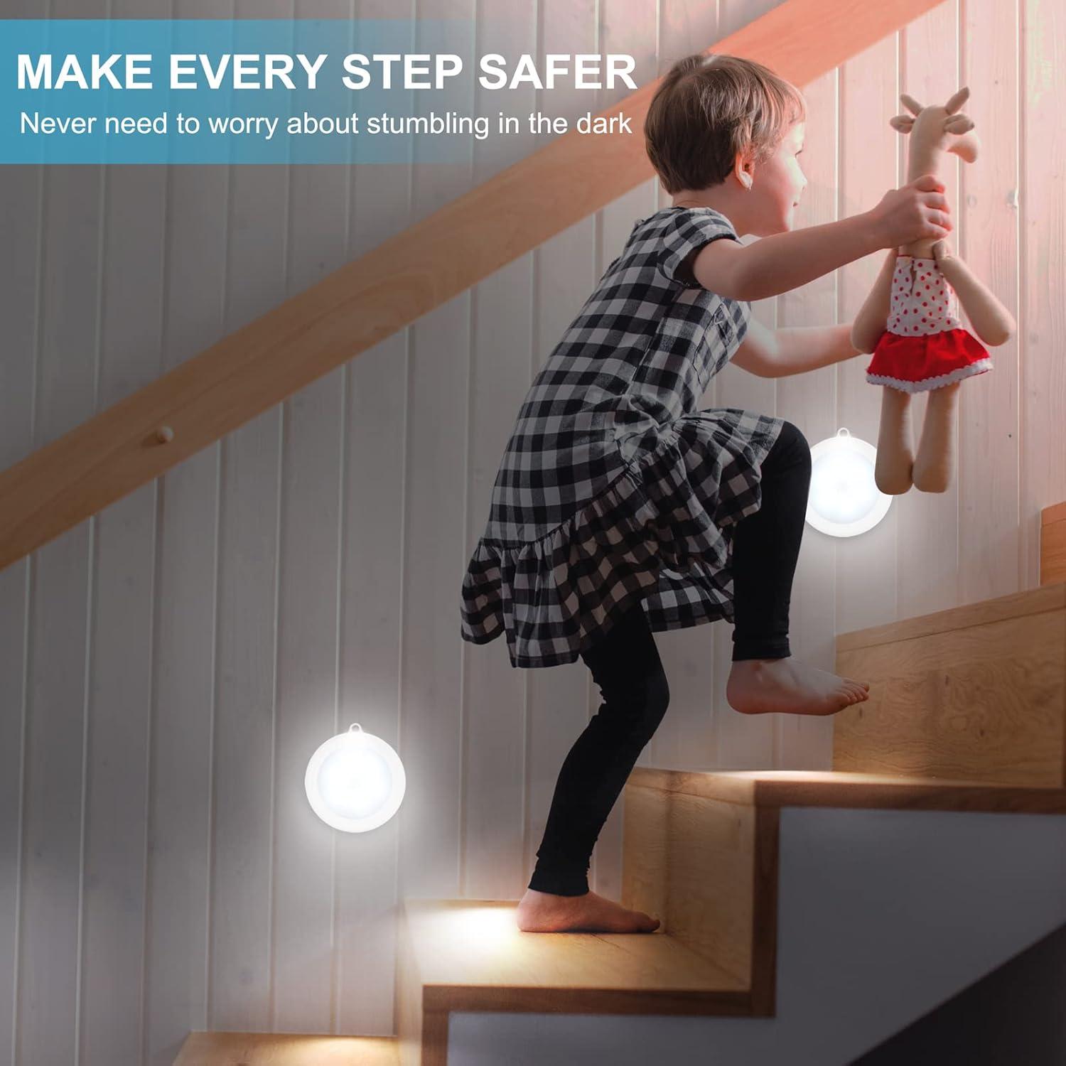 Luz Nocturna LED Mlambert con Sensor de Movimiento 4 Pack