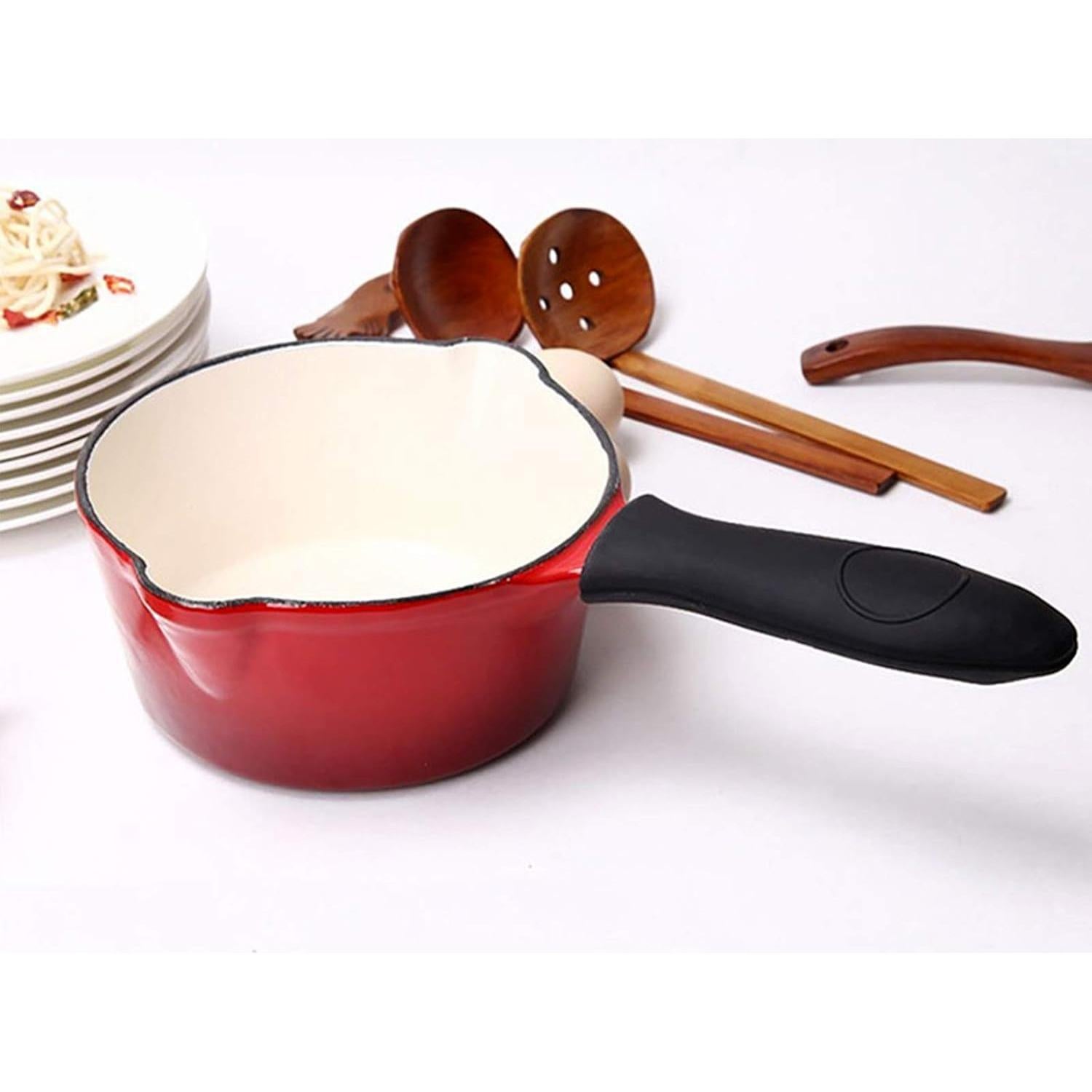 Soporte de Mango de Silicona Kulusion 6 Pcs Resistente al Calor