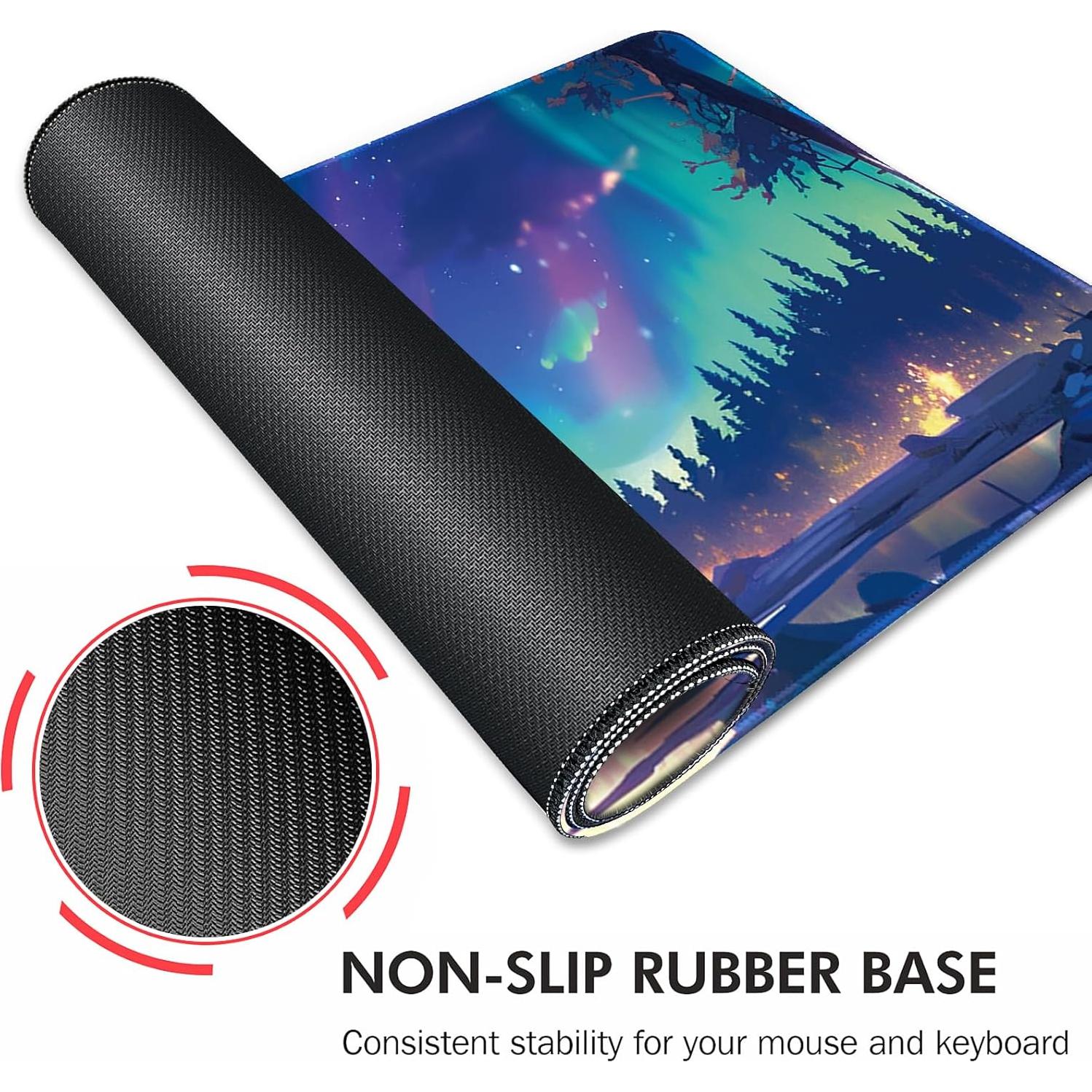 Alfombrilla de Ratón Gaming Galdas XXL Antideslizante 80x30 cm