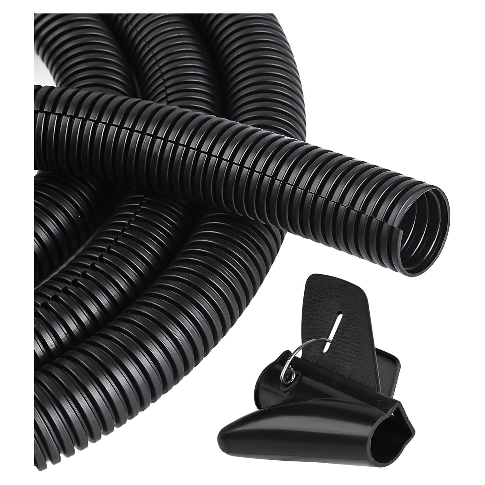 Tubo de Loom de Alambre CrocSee 3.05 m Retardante de Llama Negro