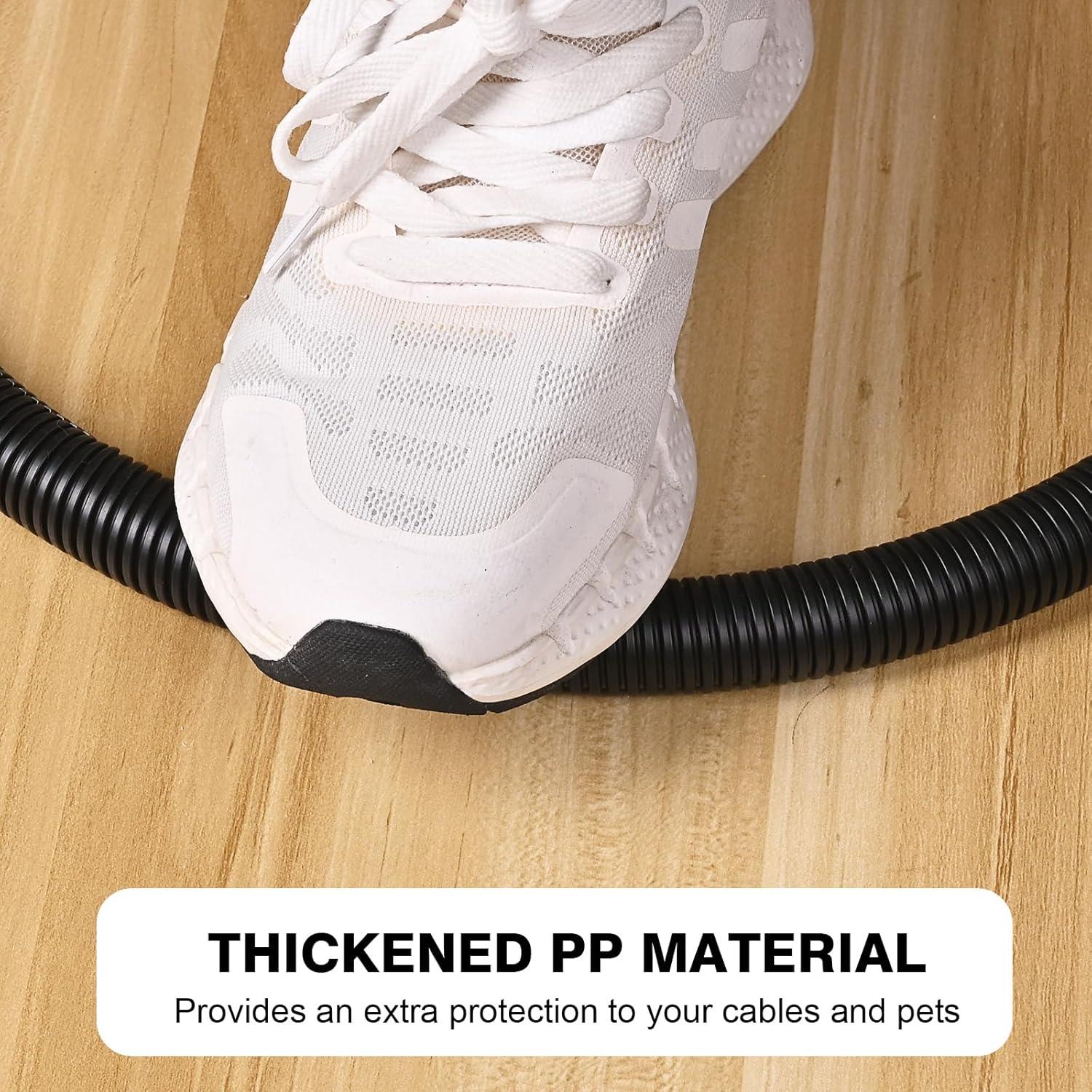 Tubo de Loom de Alambre CrocSee 3.05 m Retardante de Llama Negro