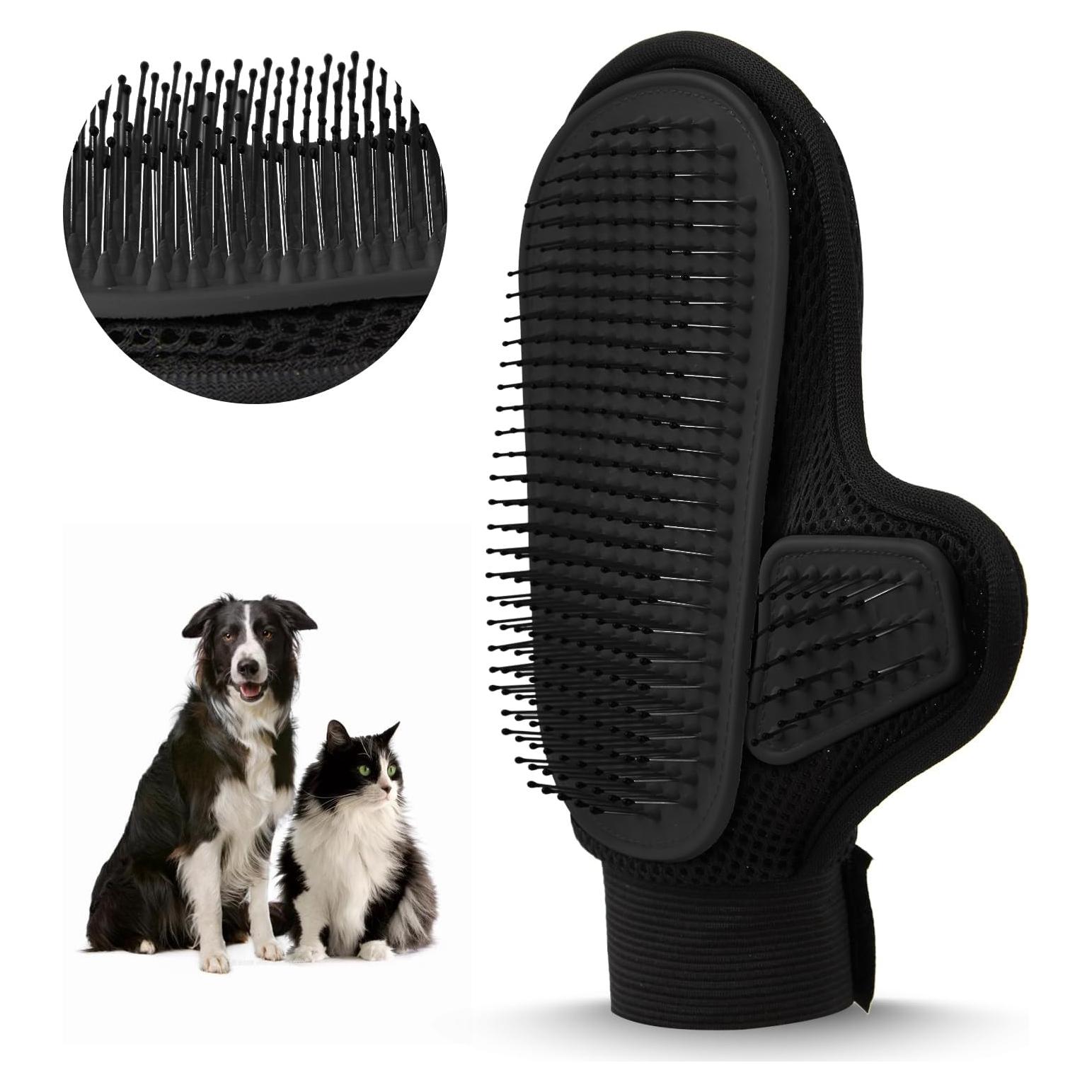 Guante de Aseo para Mascotas Beenefits Negro 2025 - Mitón Deshedding