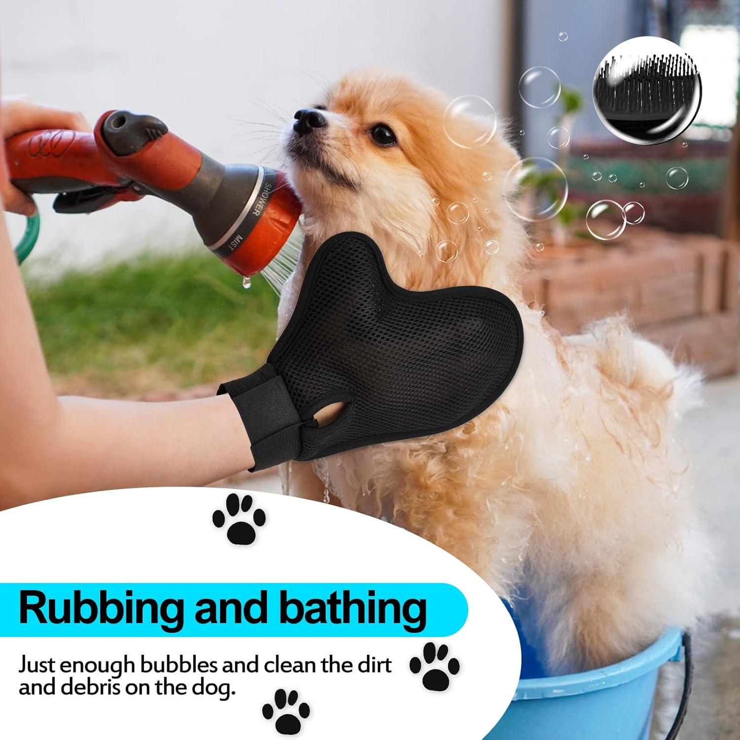 Guante de Aseo para Mascotas Beenefits Negro 2025 - Mitón Deshedding