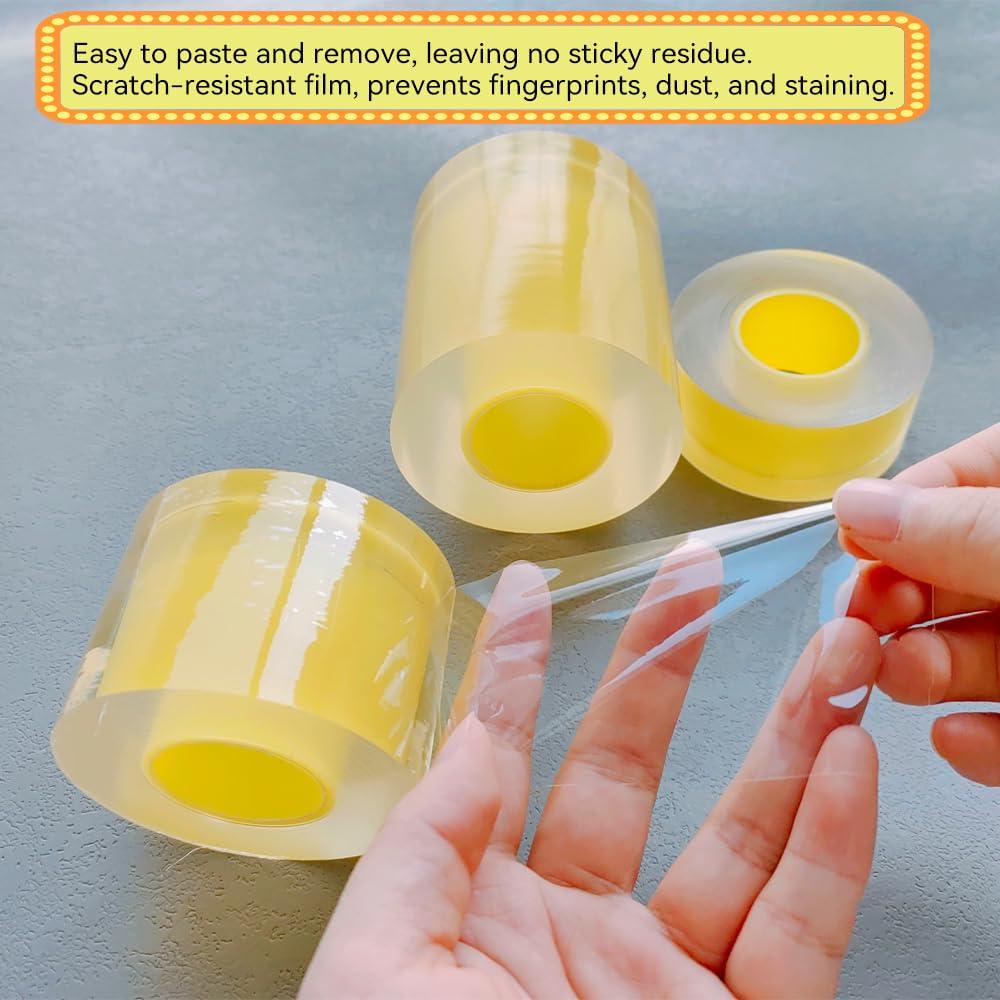 Cinta Protectora de PVC Transparente 3cm - ZAYOIZY, 50m