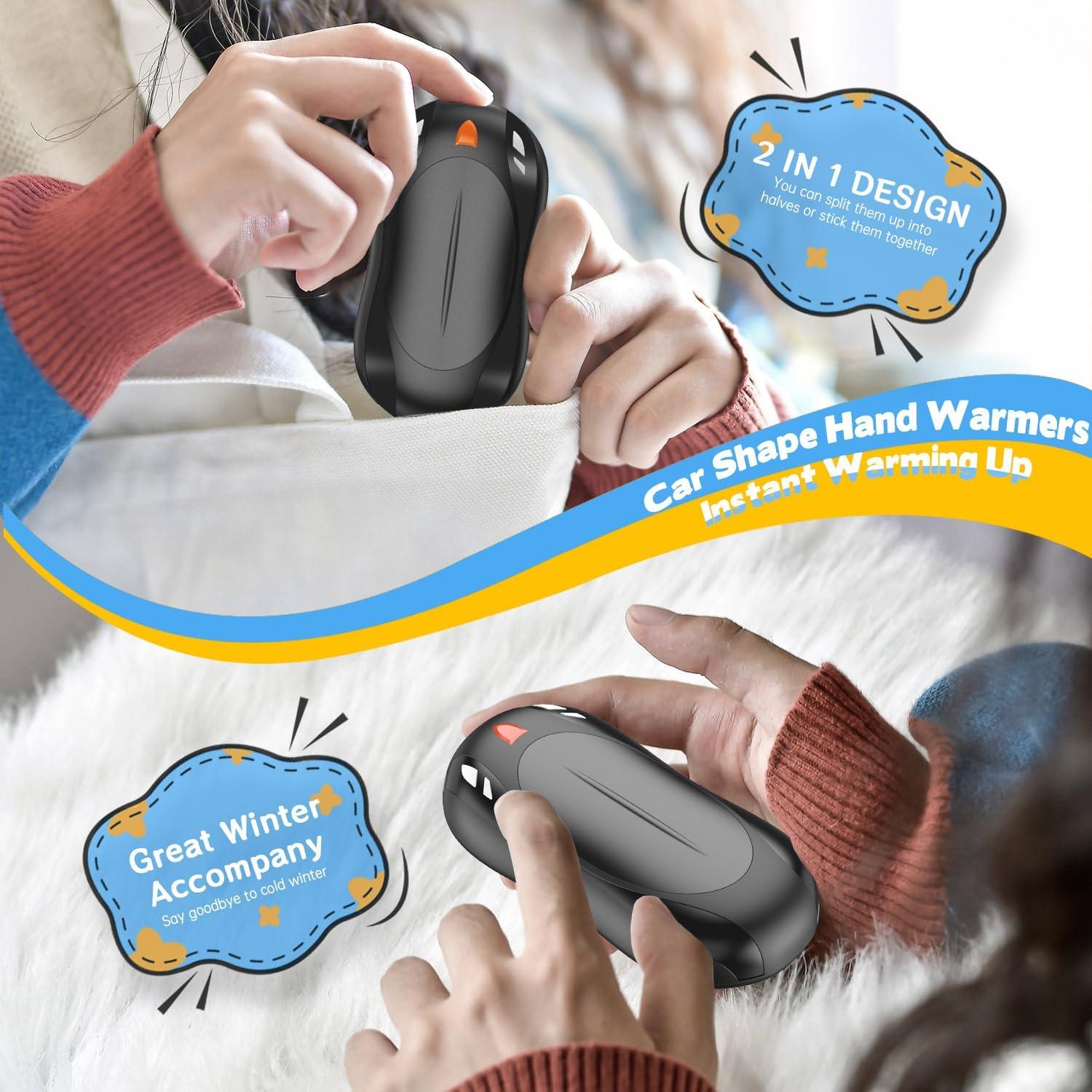 Paquete de 2 Calentadores de Manos Cbroer OT-118 6000mAh