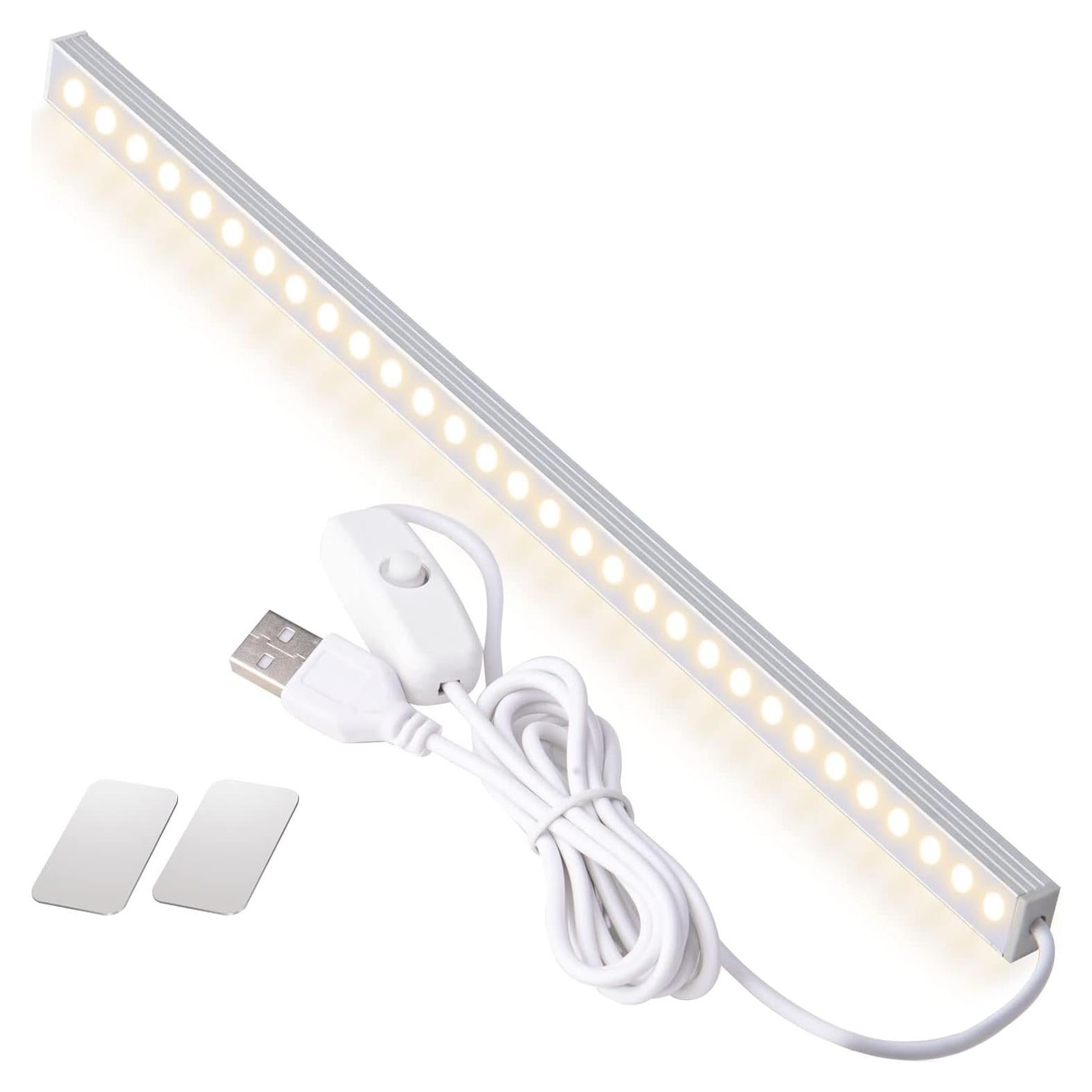 Barra de Luz LED DWEPTU 30.48 cm USB para Cocina y Armario