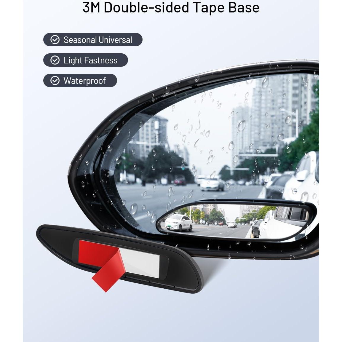 Espejo de Punto Ciego WildAuto 12.7 cm Ajustable Adhesivo