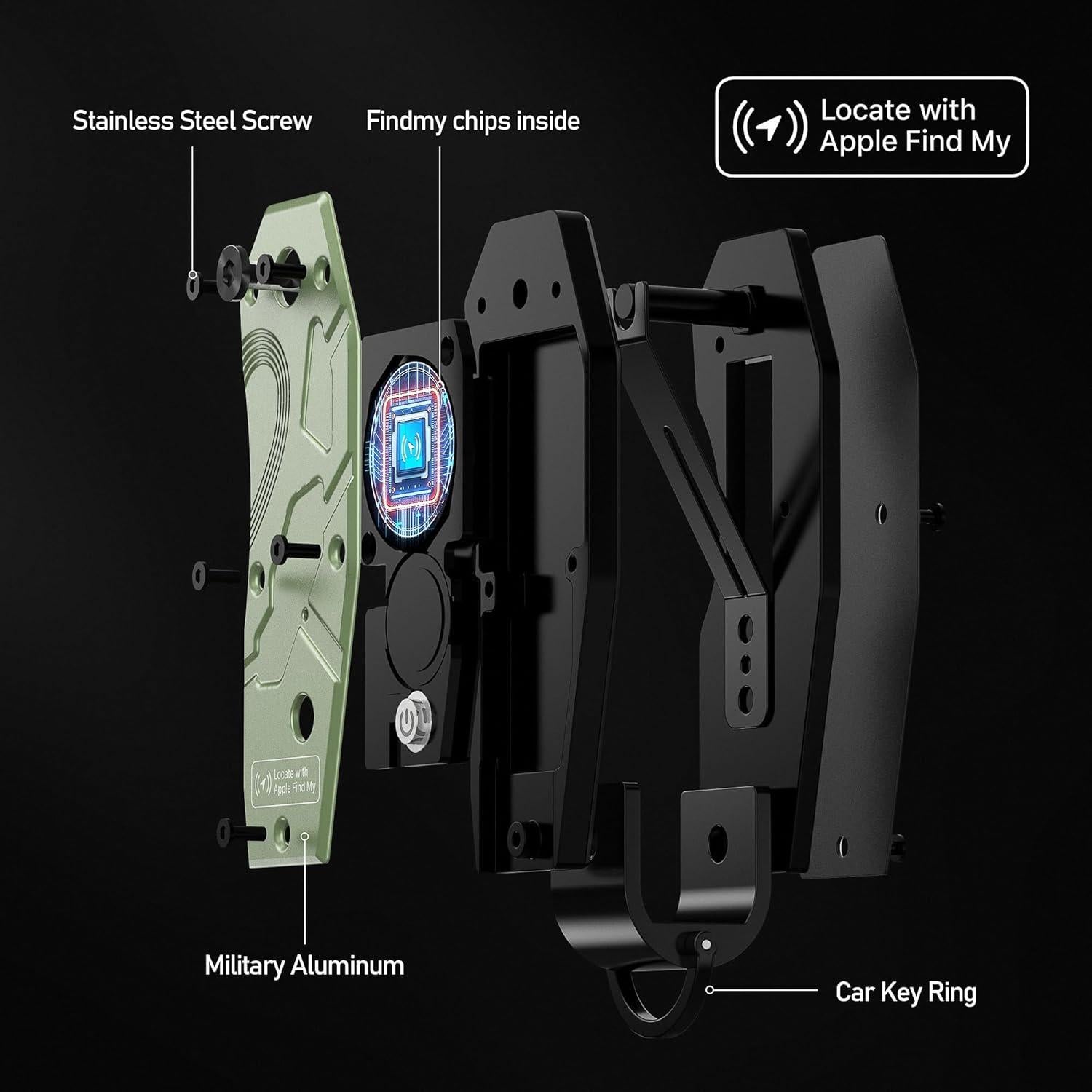 Llave de Aire Organizador de Llaves con Apple Find My - Verde