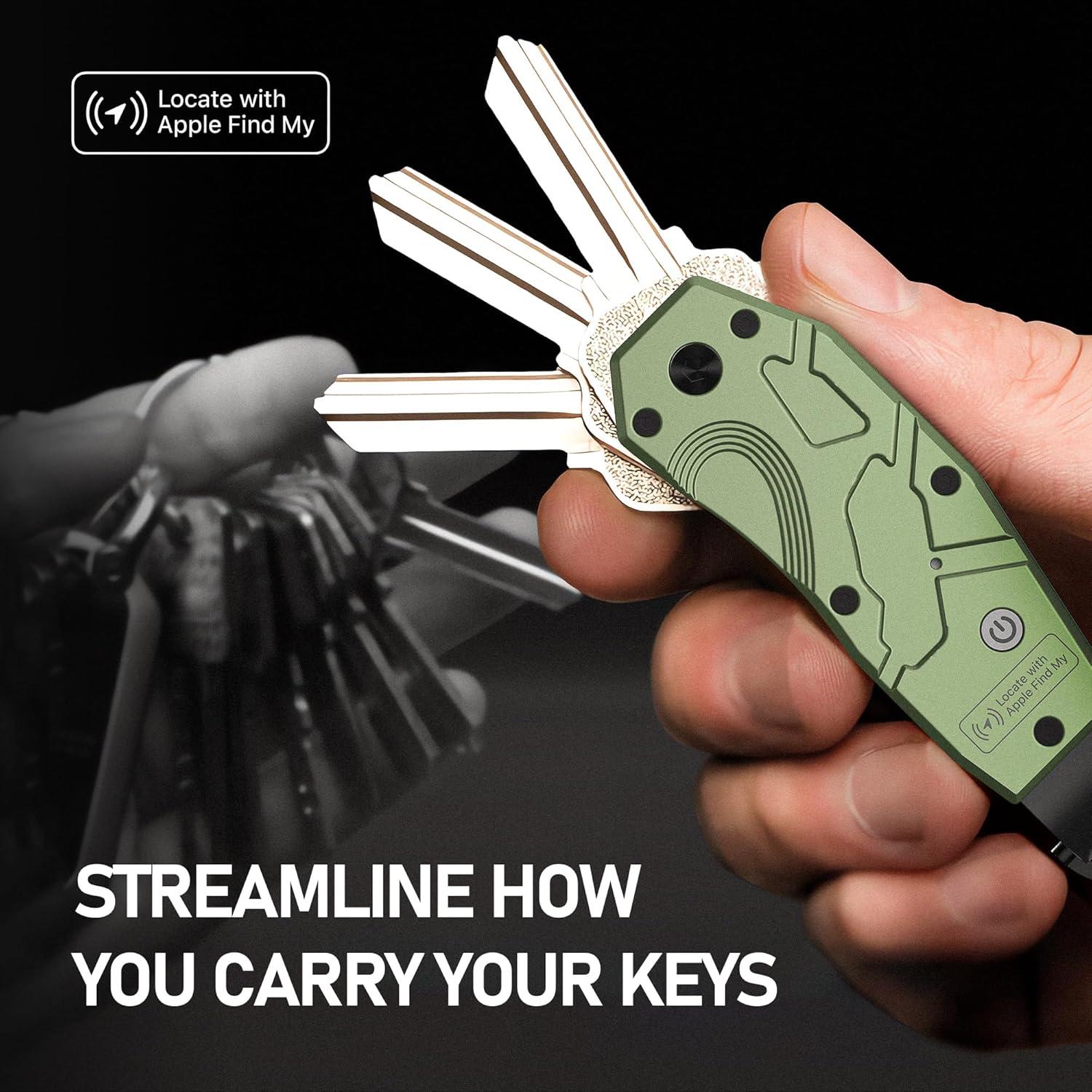 Llave de Aire Organizador de Llaves con Apple Find My - Verde