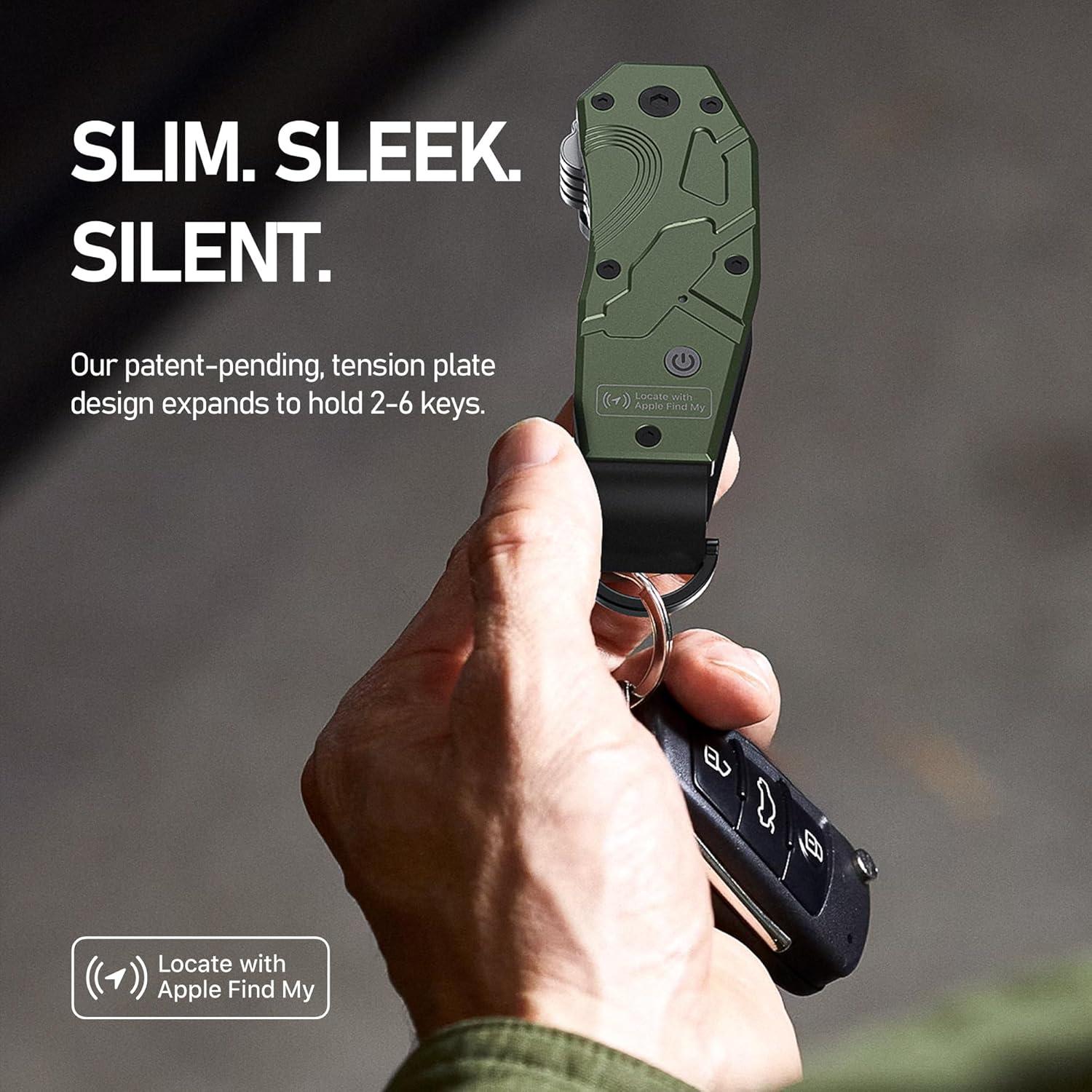 Llave de Aire Organizador de Llaves con Apple Find My - Verde