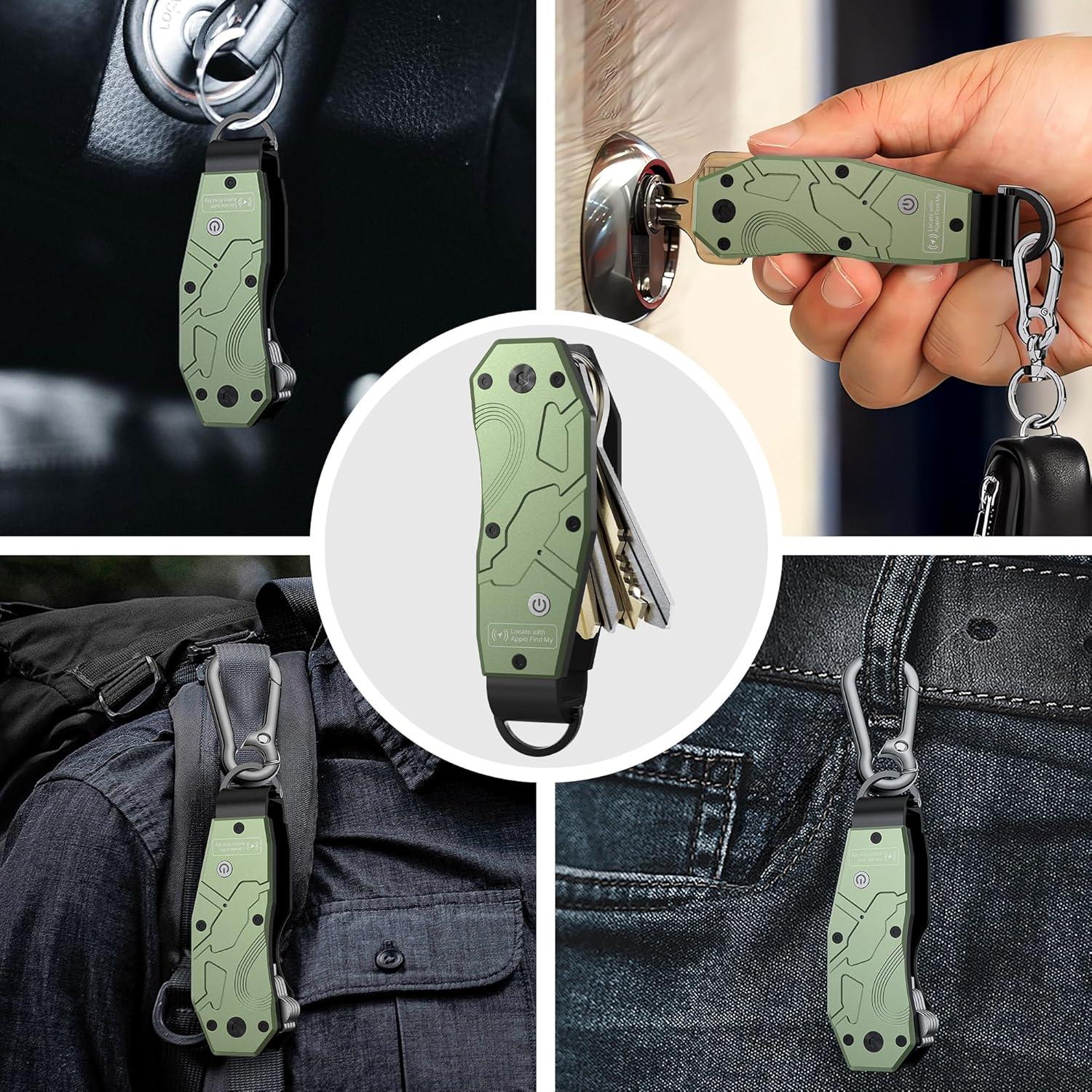 Llave de Aire Organizador de Llaves con Apple Find My - Verde