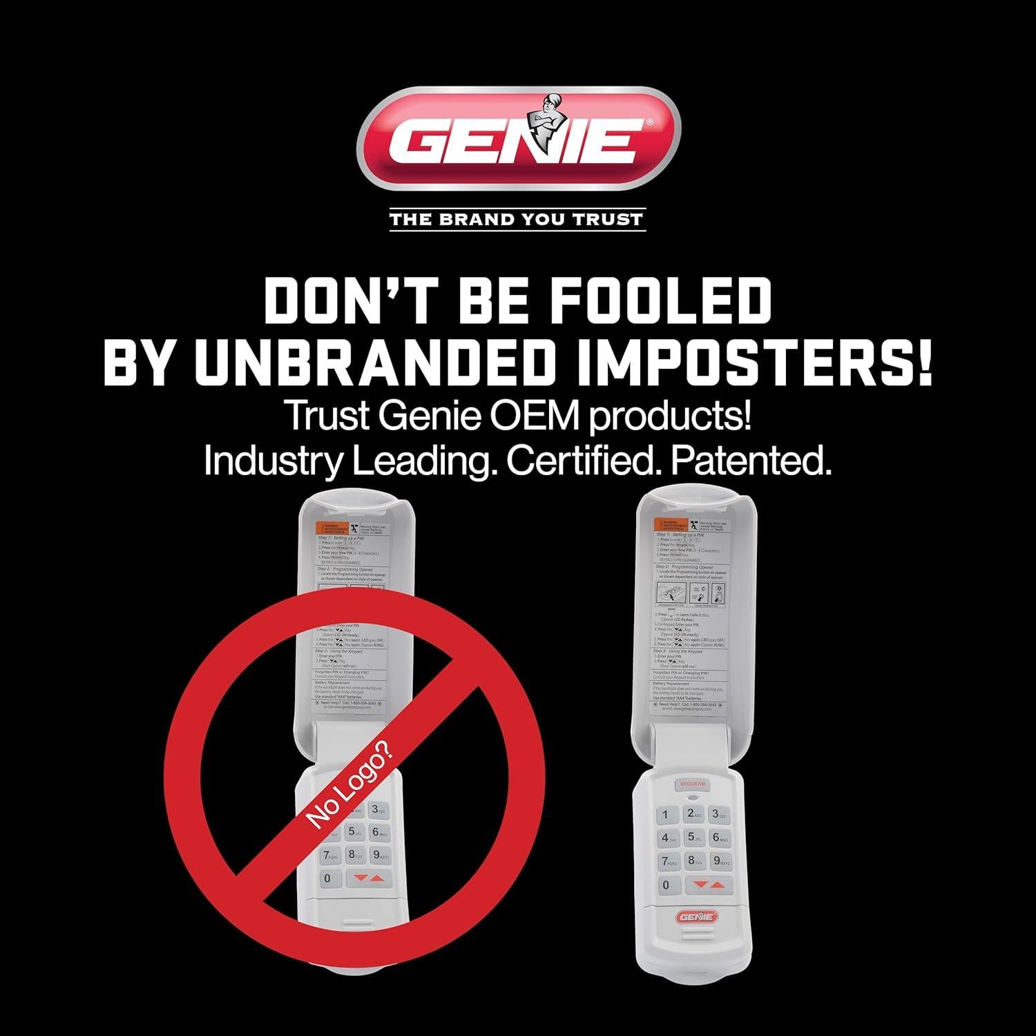 Teclado Inalámbrico Genie GK-R para Puertas de Garaje - Acceso Seguro