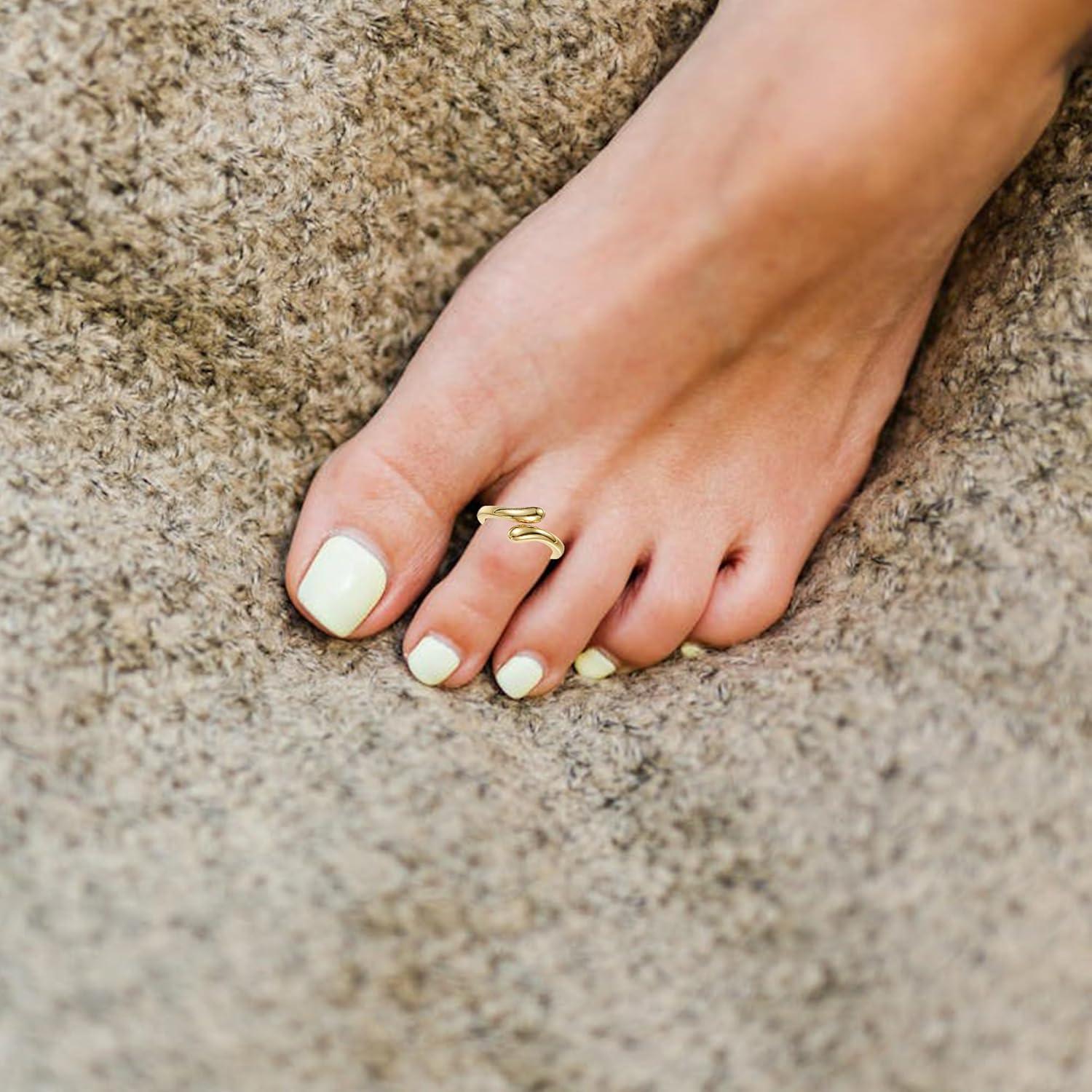 Conjunto de 20 Anillos Ajustables para Dedos de Pies Staligue