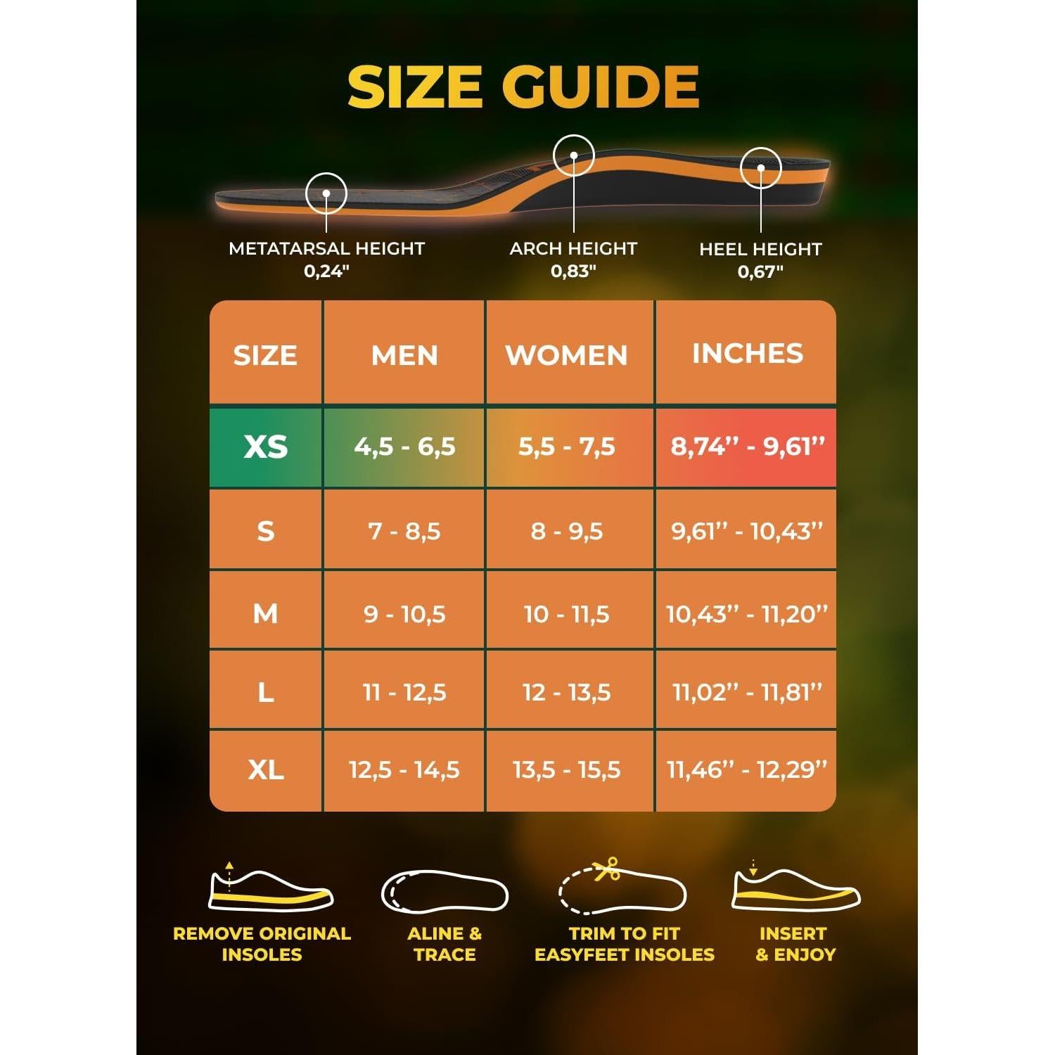 Plantillas Deportivas EASYFEET JF-146 para Correr Unisex