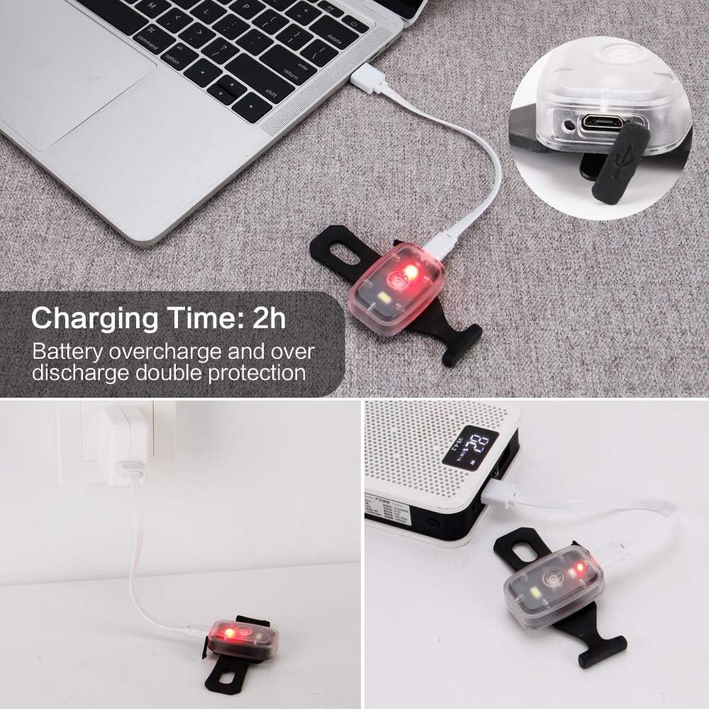 Luz de Seguridad LED MapleSeeker, 5 Modos, Recargable USB