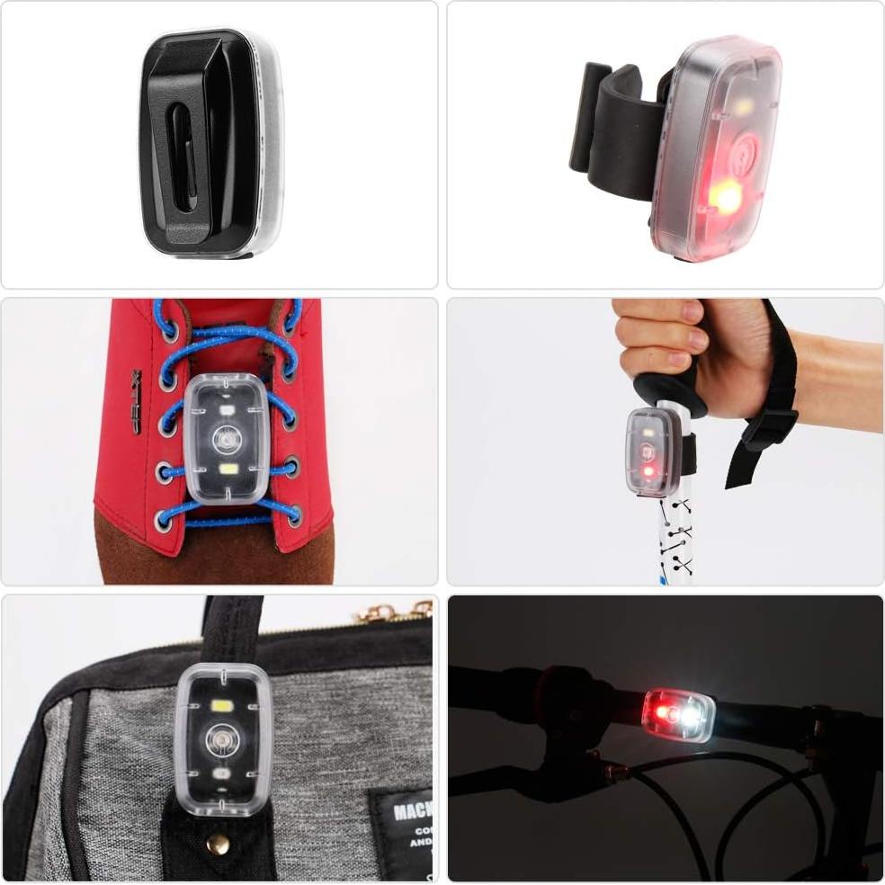 Luz de Seguridad LED MapleSeeker, 5 Modos, Recargable USB