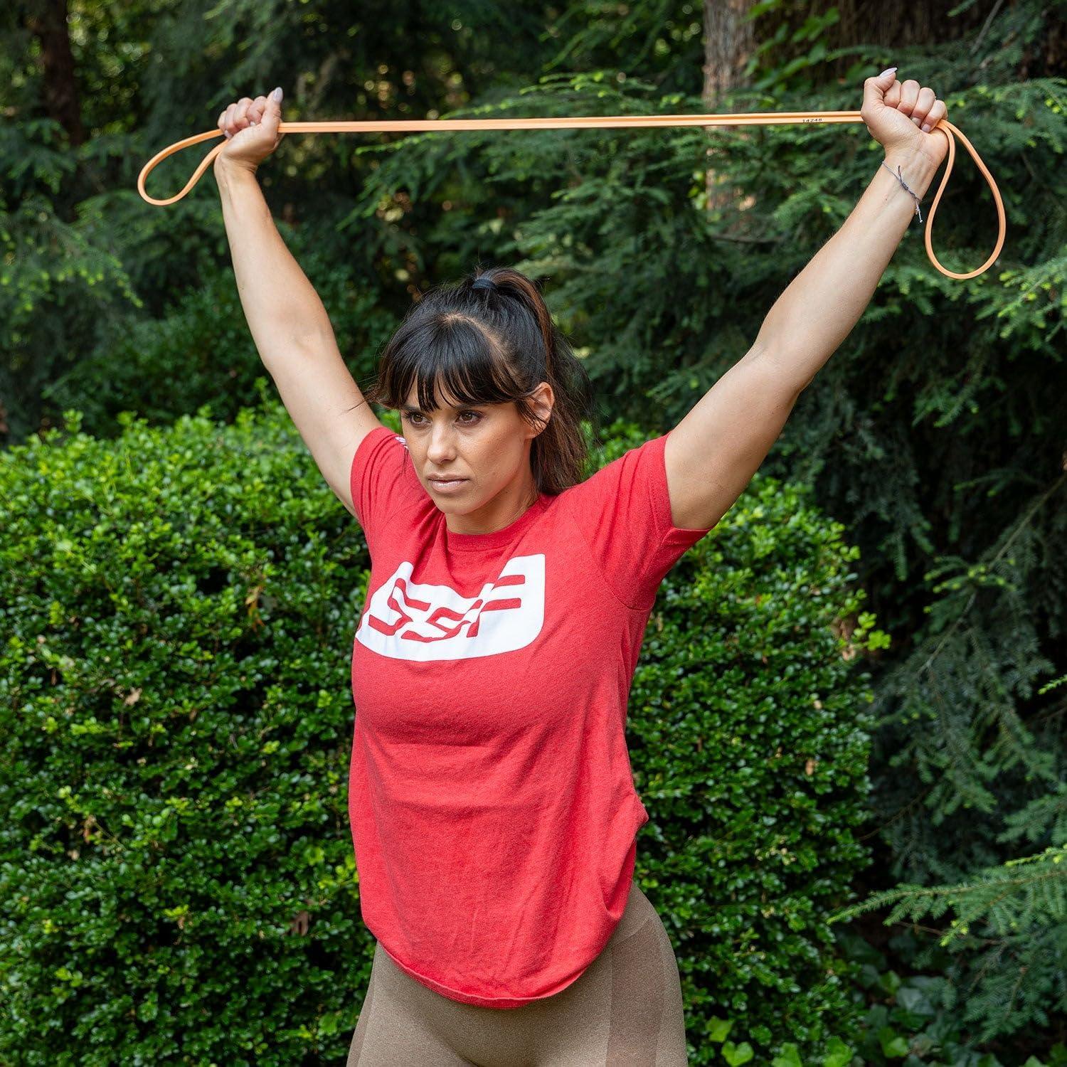 Banda de Resistencia Serious Steel Fitness 37" Naranja 2-15 lbs