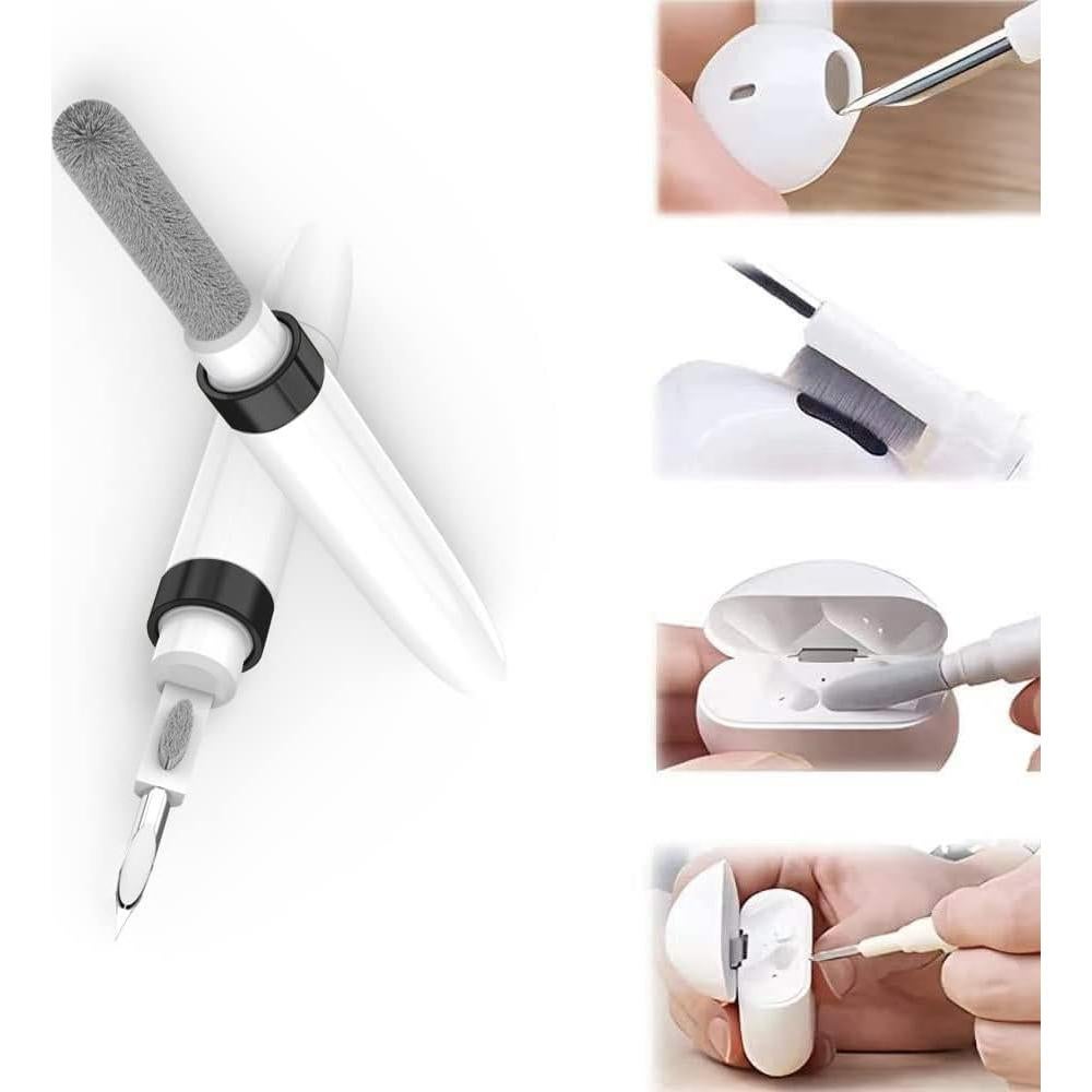 Kit Limpiador de Auriculares 4 en 1 GOALSEN ECP4IN1 - Negro