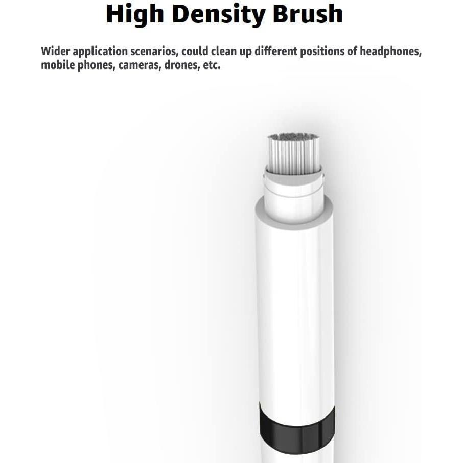 Kit Limpiador de Auriculares 4 en 1 GOALSEN ECP4IN1 - Negro