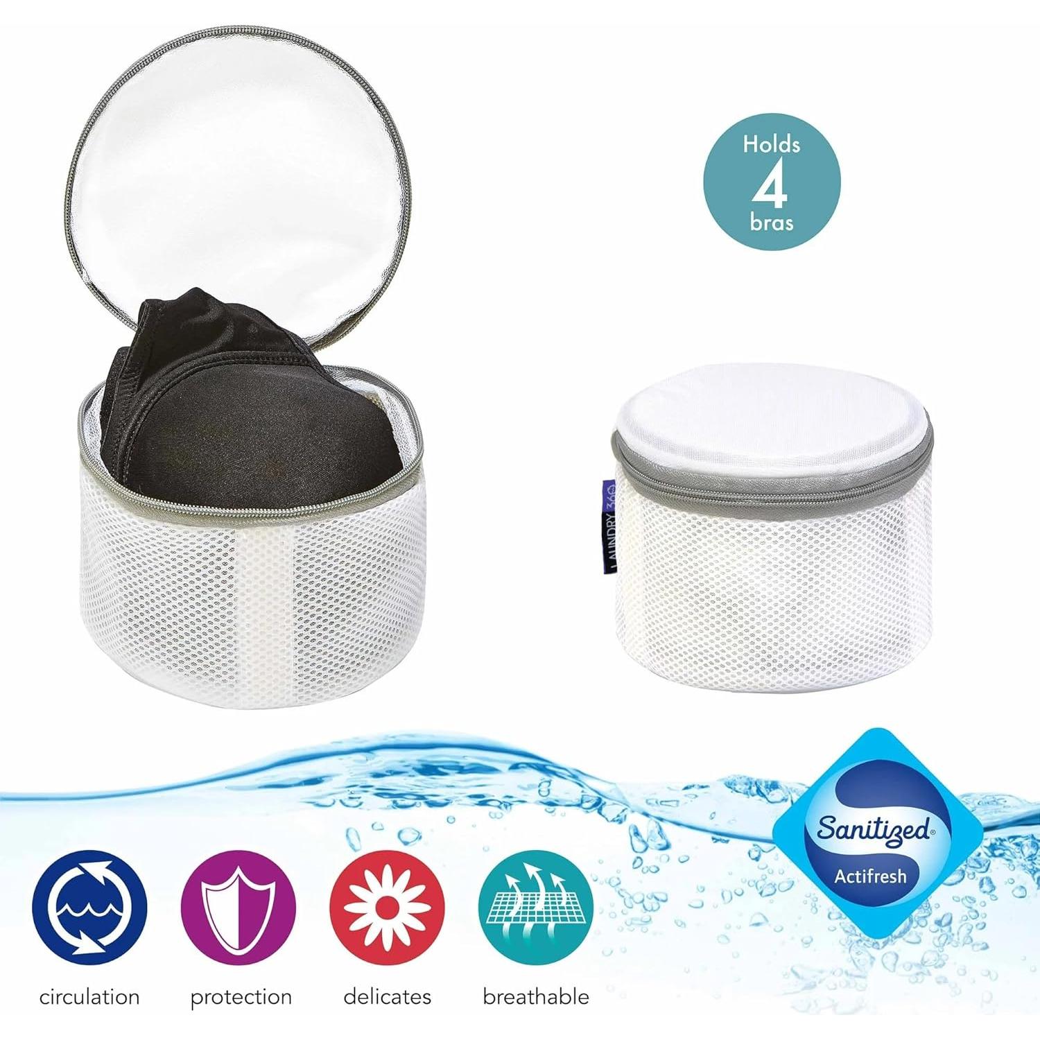 Bolsa de Lavado de Sujetadores Laundry 360 - Micro Malla 4 Prendas