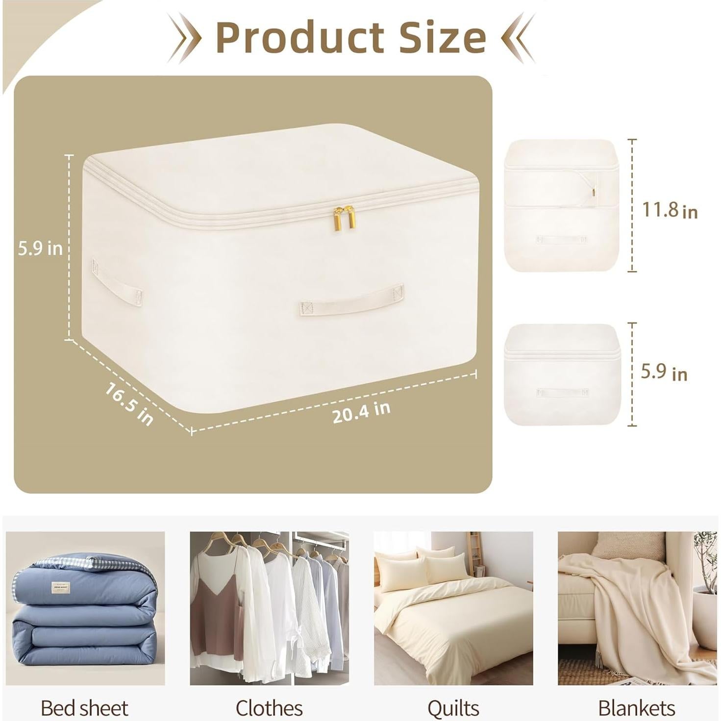 Bolsa de Almacenamiento Fivaran L Azul 54x42x30cm Compresión