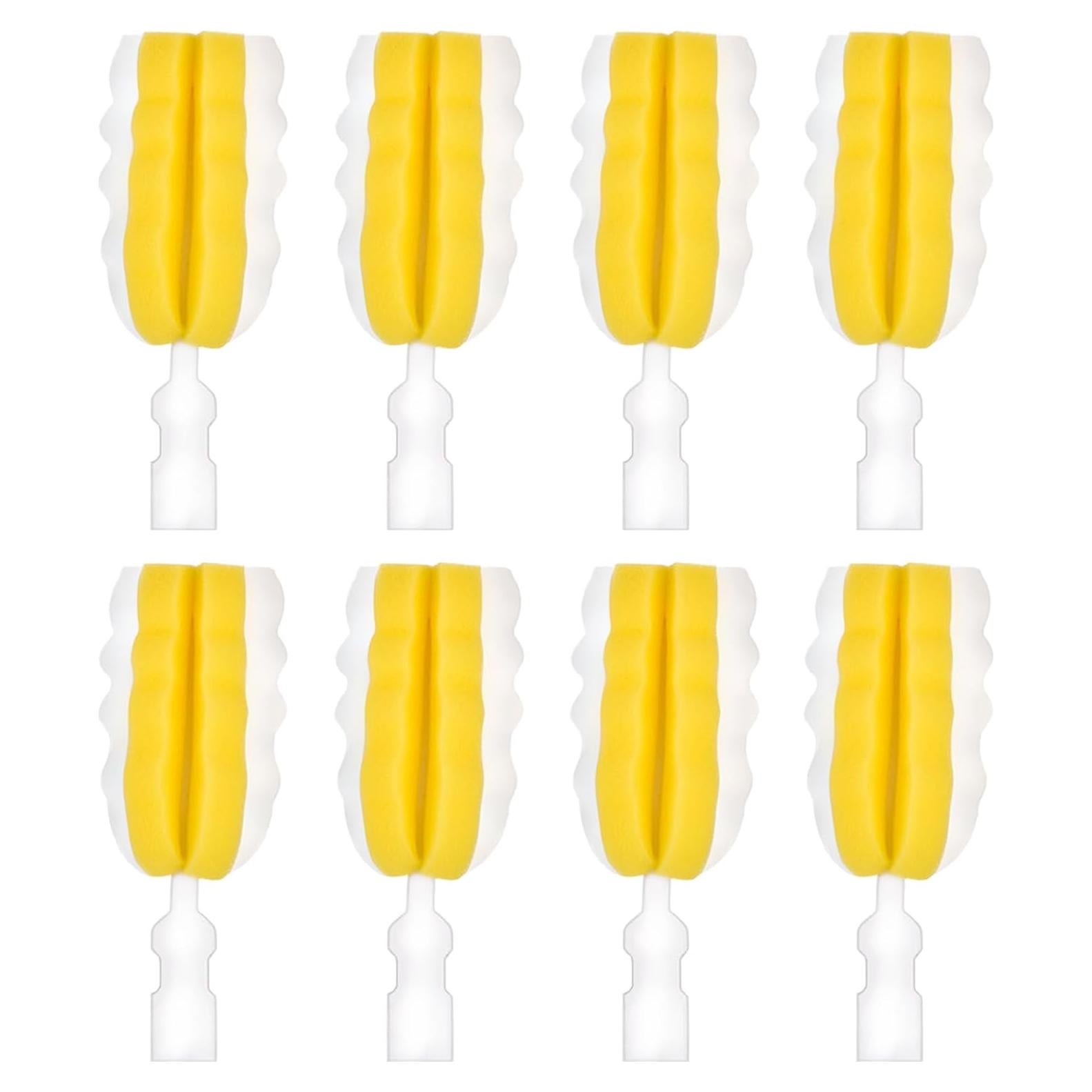 Cabezas de esponja de reemplazo INVODA para cepillo de botella x8