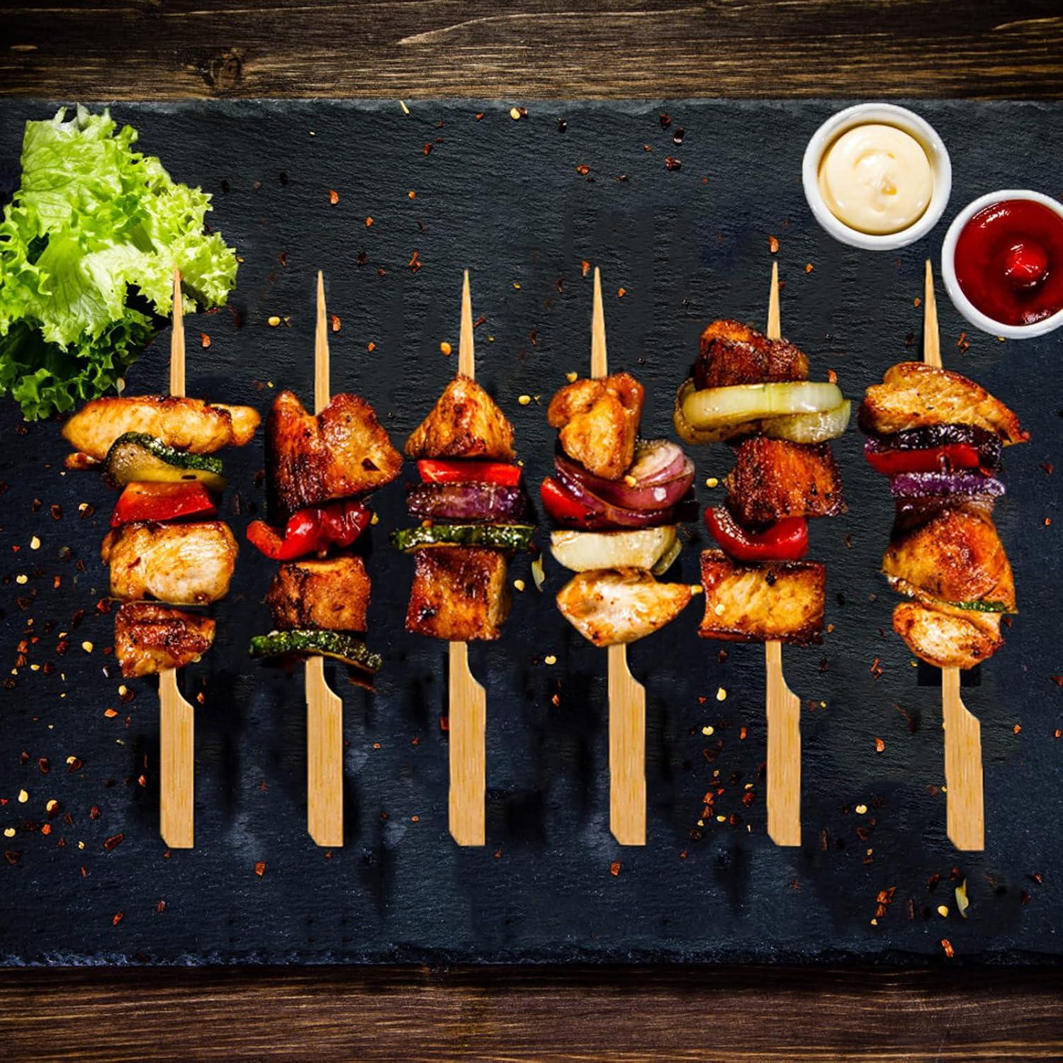200 Pinchos de Bambú BBQStyle 8.9 cm para Aperitivos