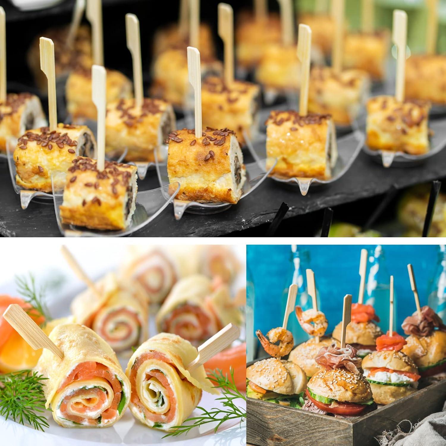200 Pinchos de Bambú BBQStyle 8.9 cm para Aperitivos